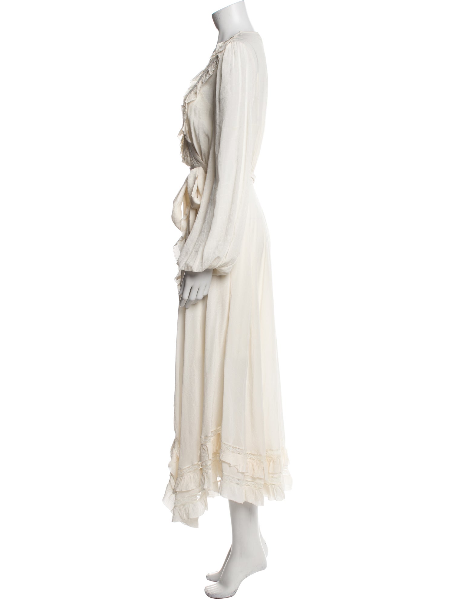Zimmermann Ruffle Embellishment Robe