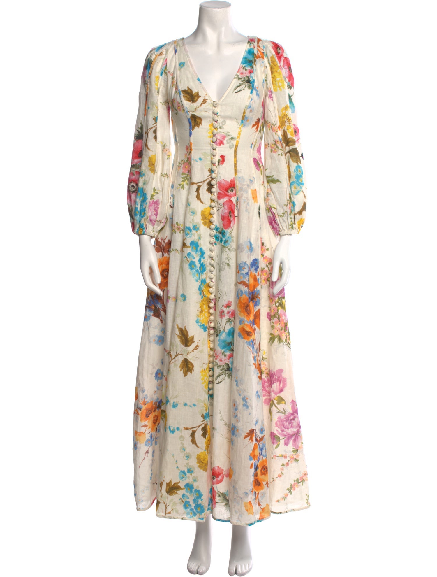 Zimmermann Linen Long Dress w/ Tags