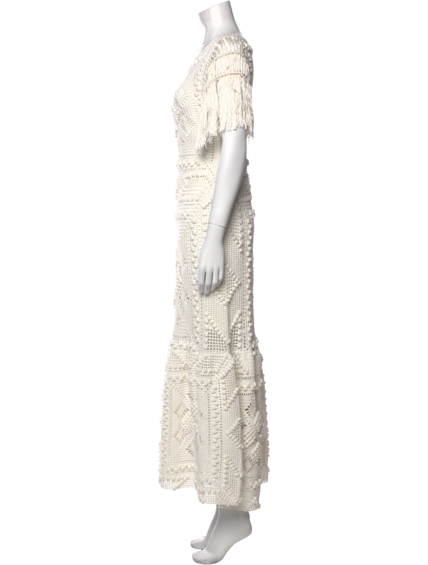 Zimmermann Lace Pattern Midi Length Dress