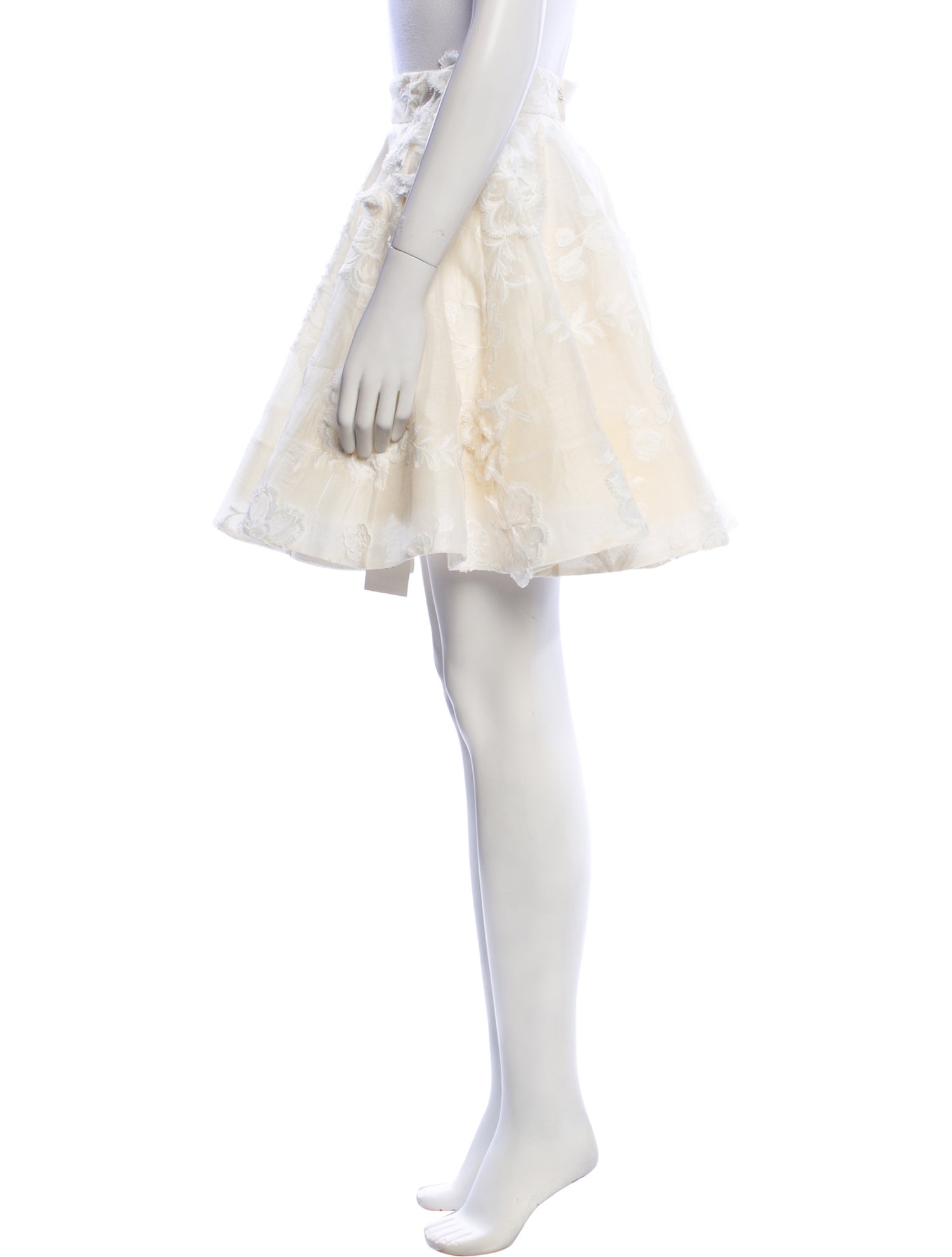 Zimmermann Linen Mini Skirt