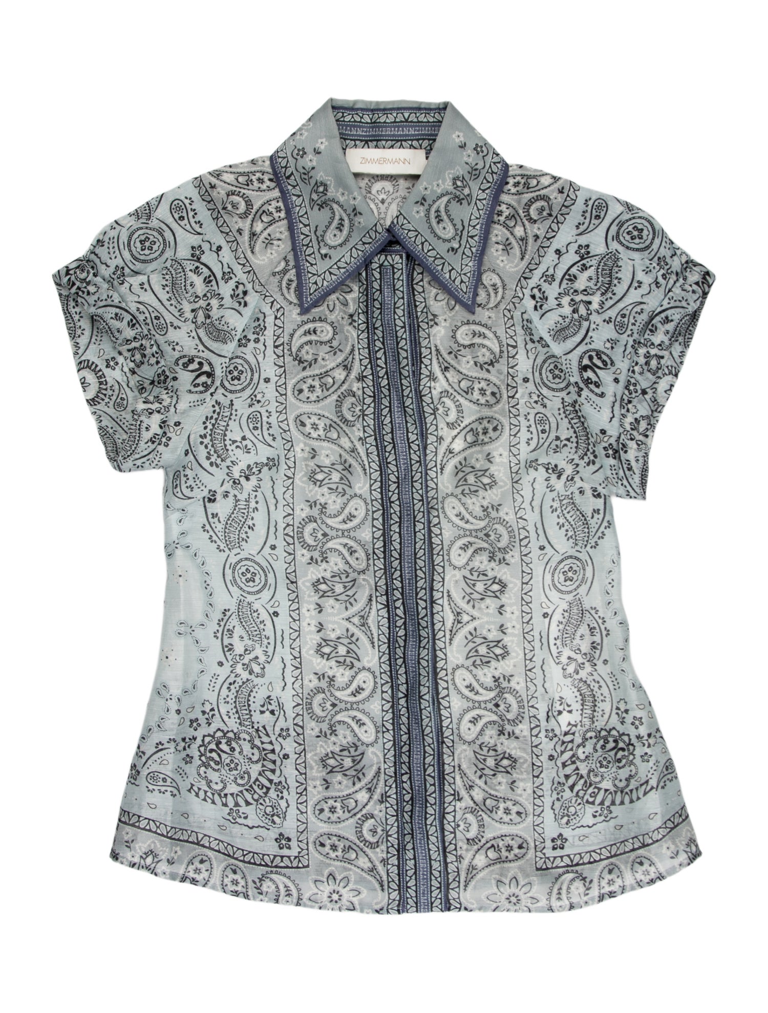 Zimmermann Linen Printed Tunic
