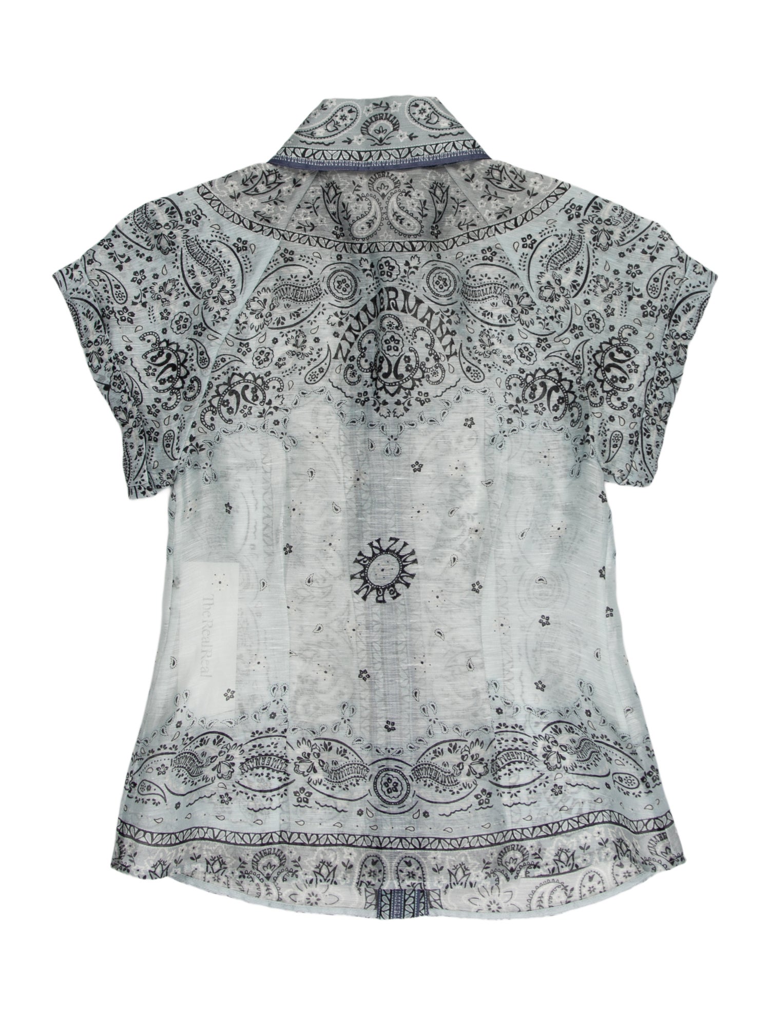Zimmermann Linen Printed Tunic