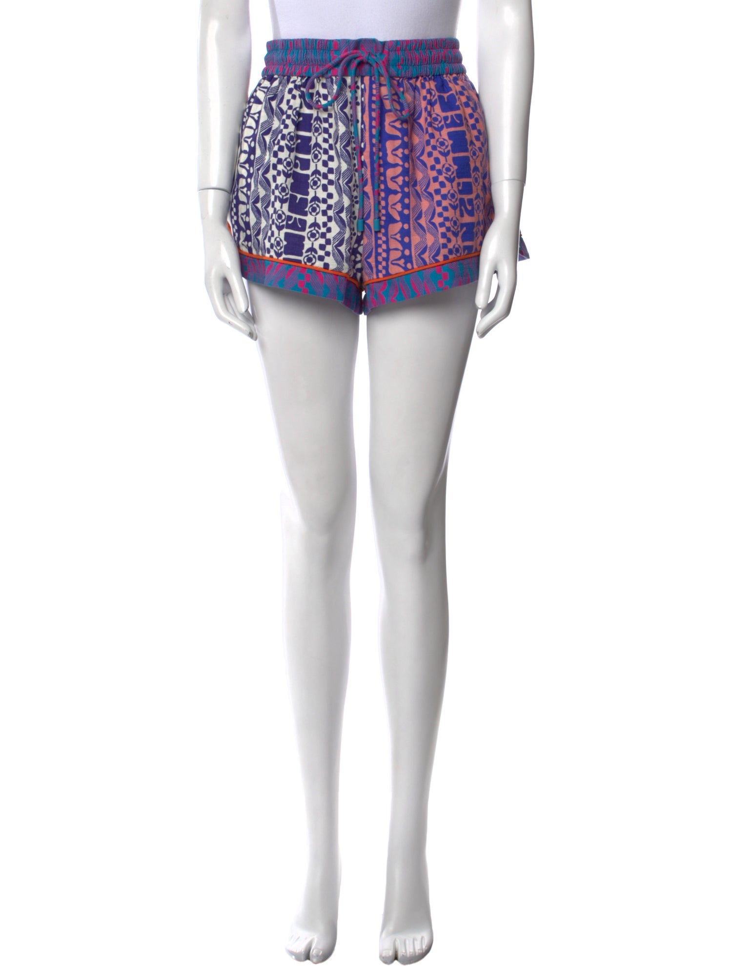 Zimmermann Printed Mini Shorts