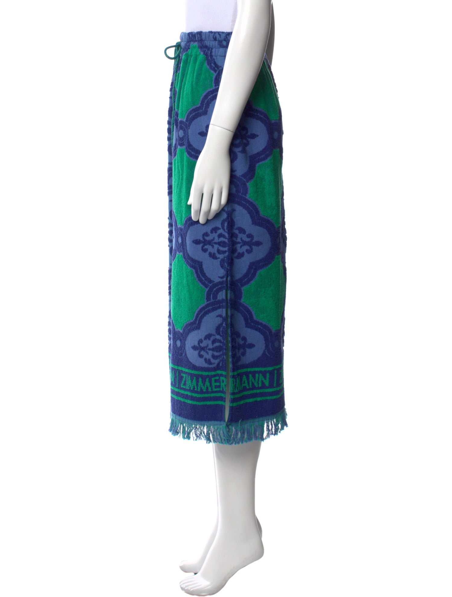 Zimmermann Printed Midi Length Skirt