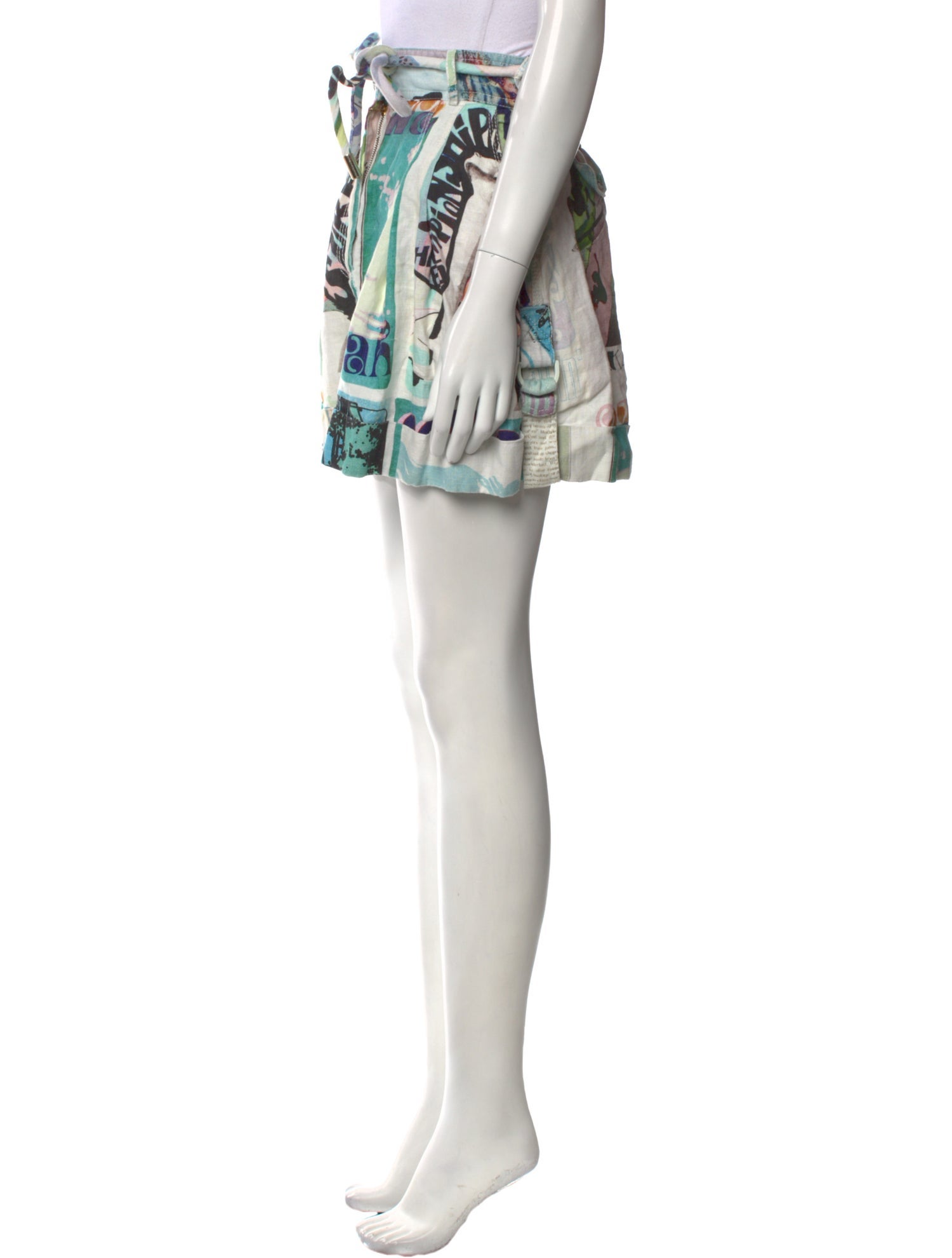 Zimmermann Linen Mini Shorts