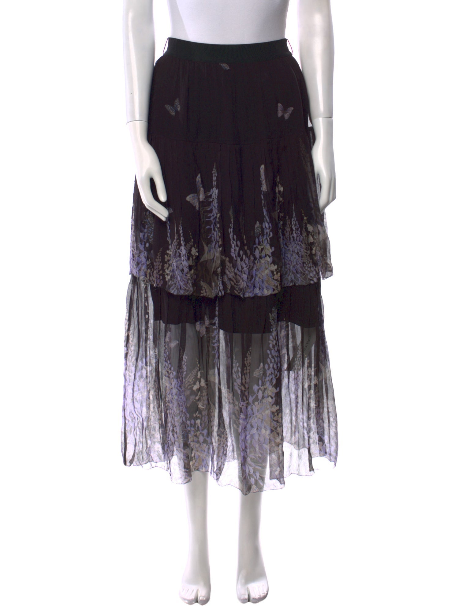 Zimmermann Silk Midi Length Skirt