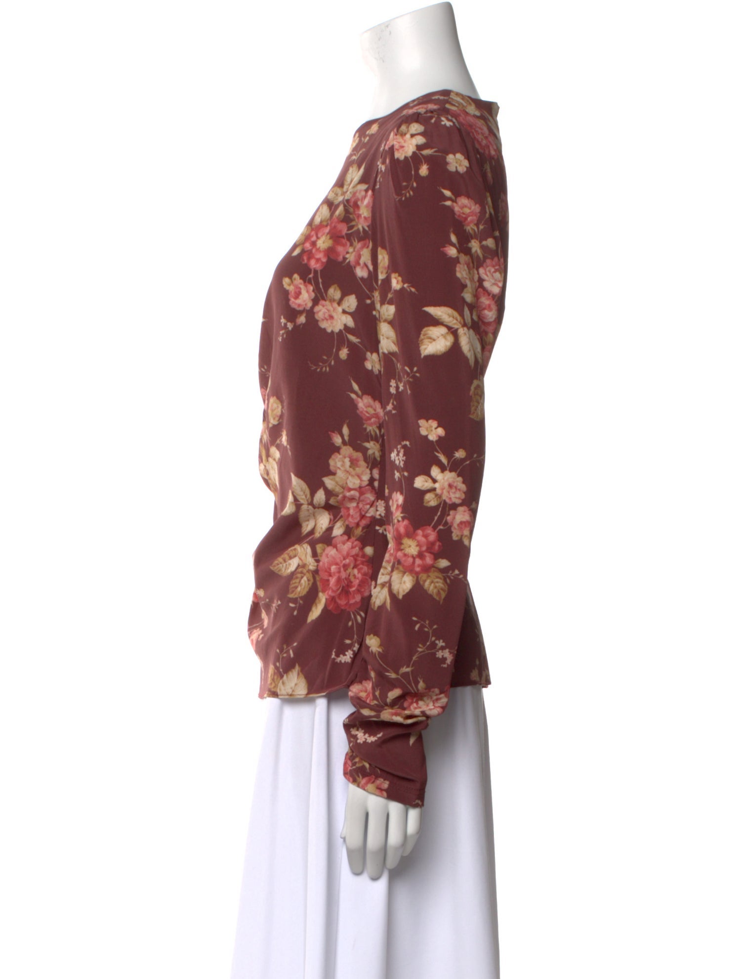 Zimmermann Silk Floral Print Blouse