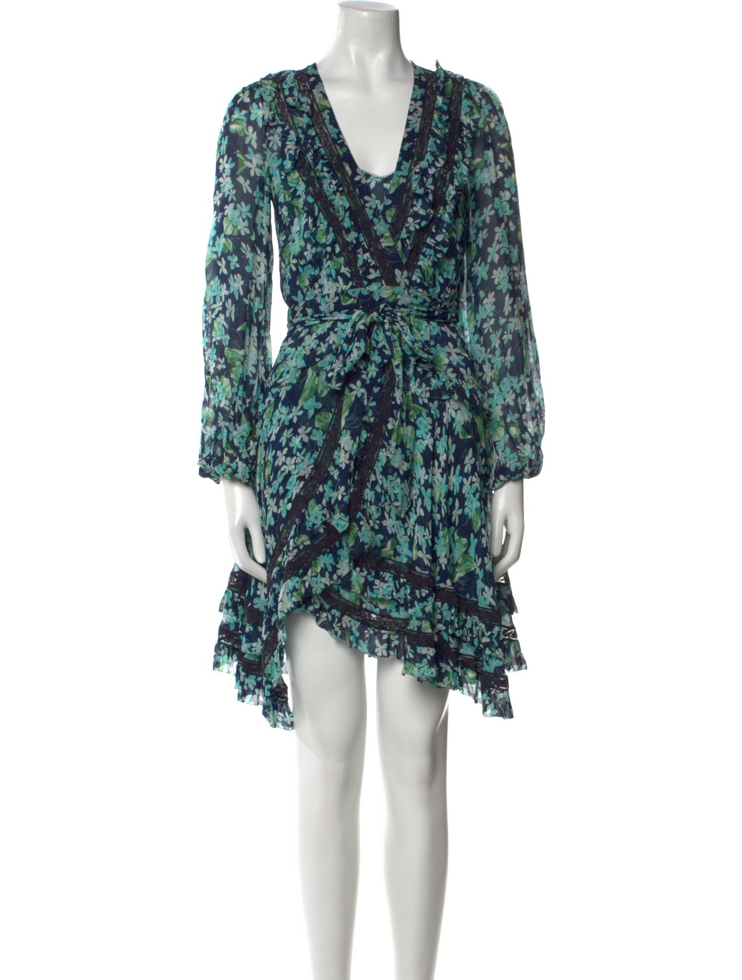 Zimmermann Printed Mini Dress - Blue Dresses, Clothing - WZI193960 | The  RealReal