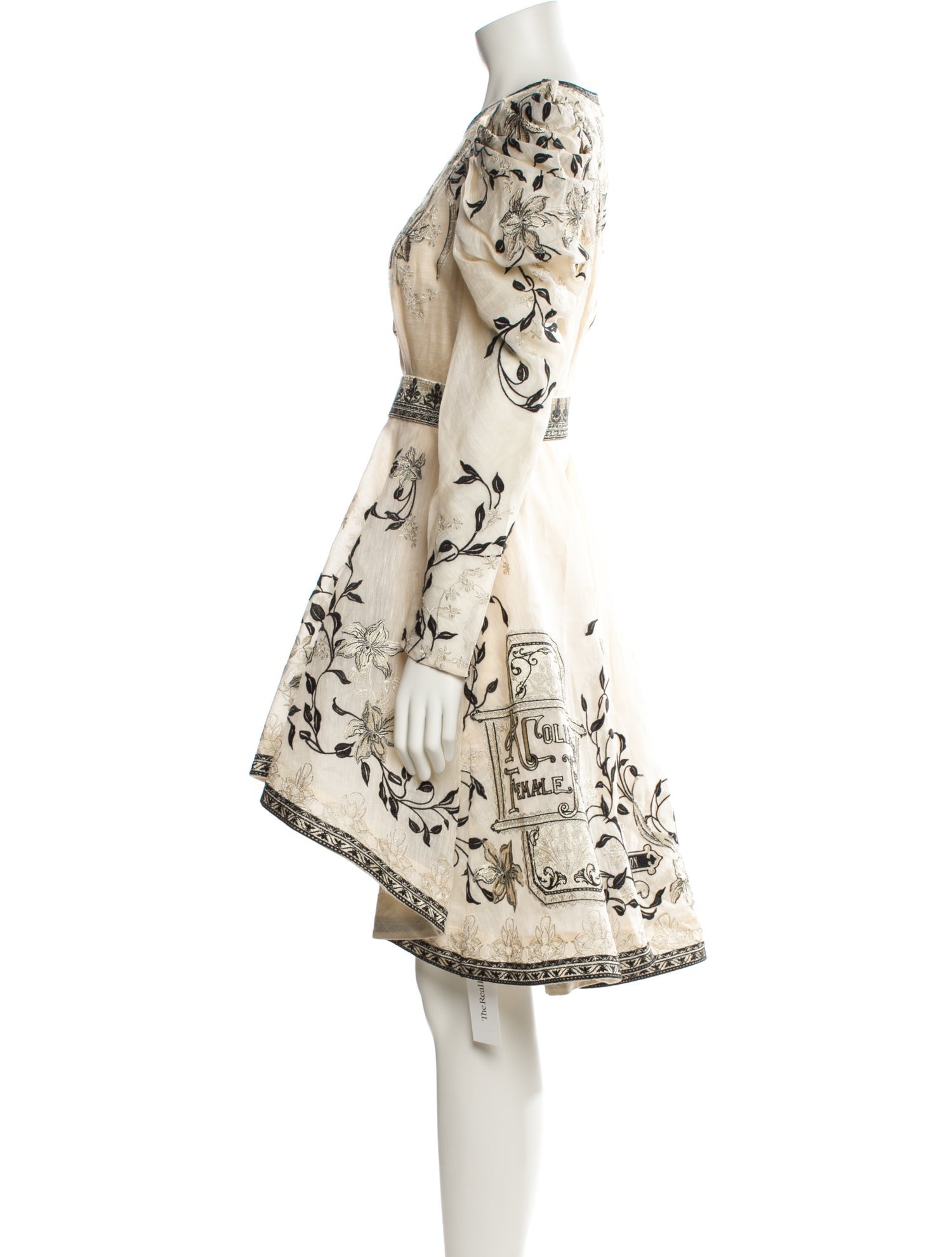 Zimmermann Linen Knee-Length Dress