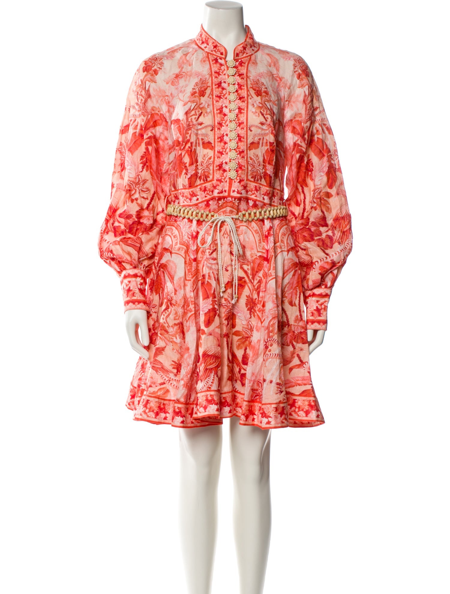 Zimmermann Linen Knee-Length Dress