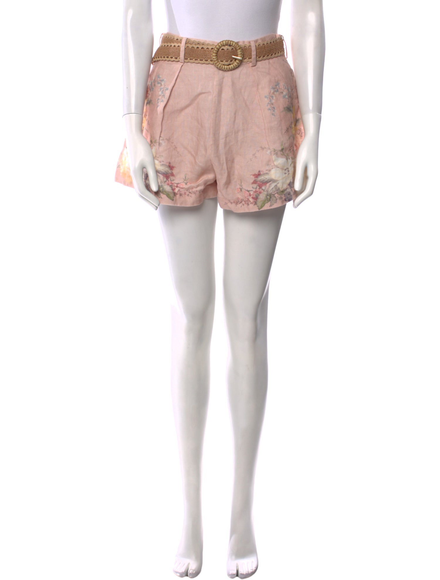 Zimmermann Linen Mini Shorts