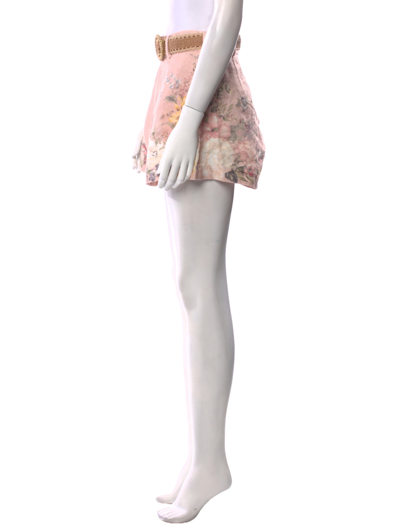 Zimmermann Linen Mini Shorts