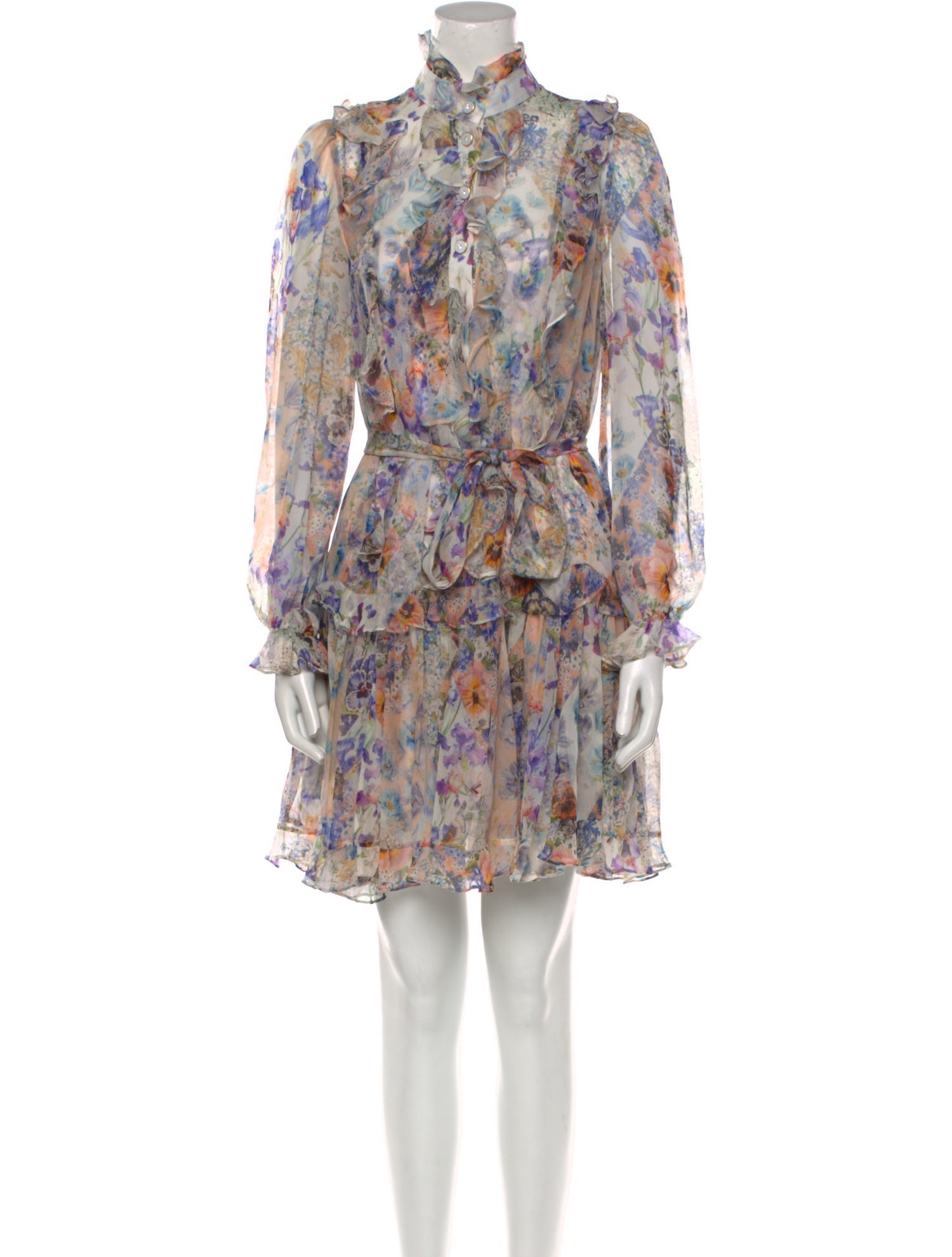 Zimmermann Floral Print Mini Dress