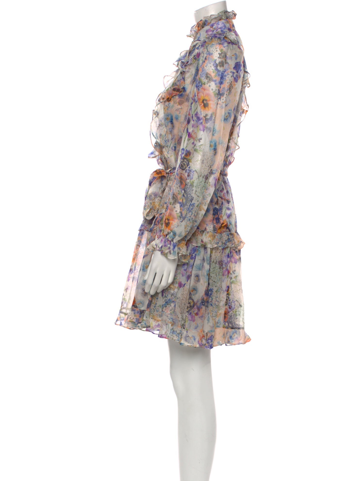 Zimmermann Floral Print Mini Dress