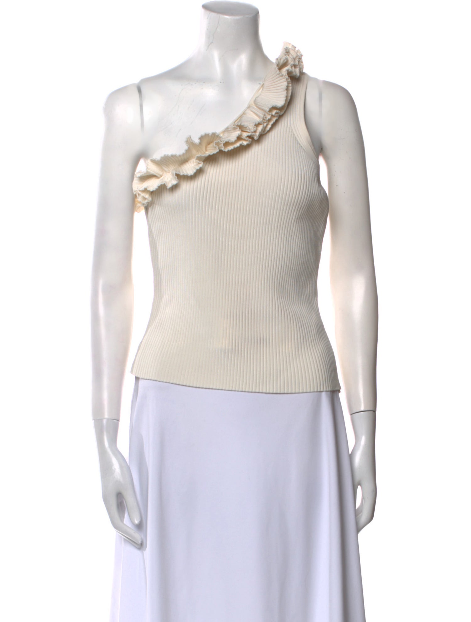 Zimmermann One-Shoulder Sleeveless Top