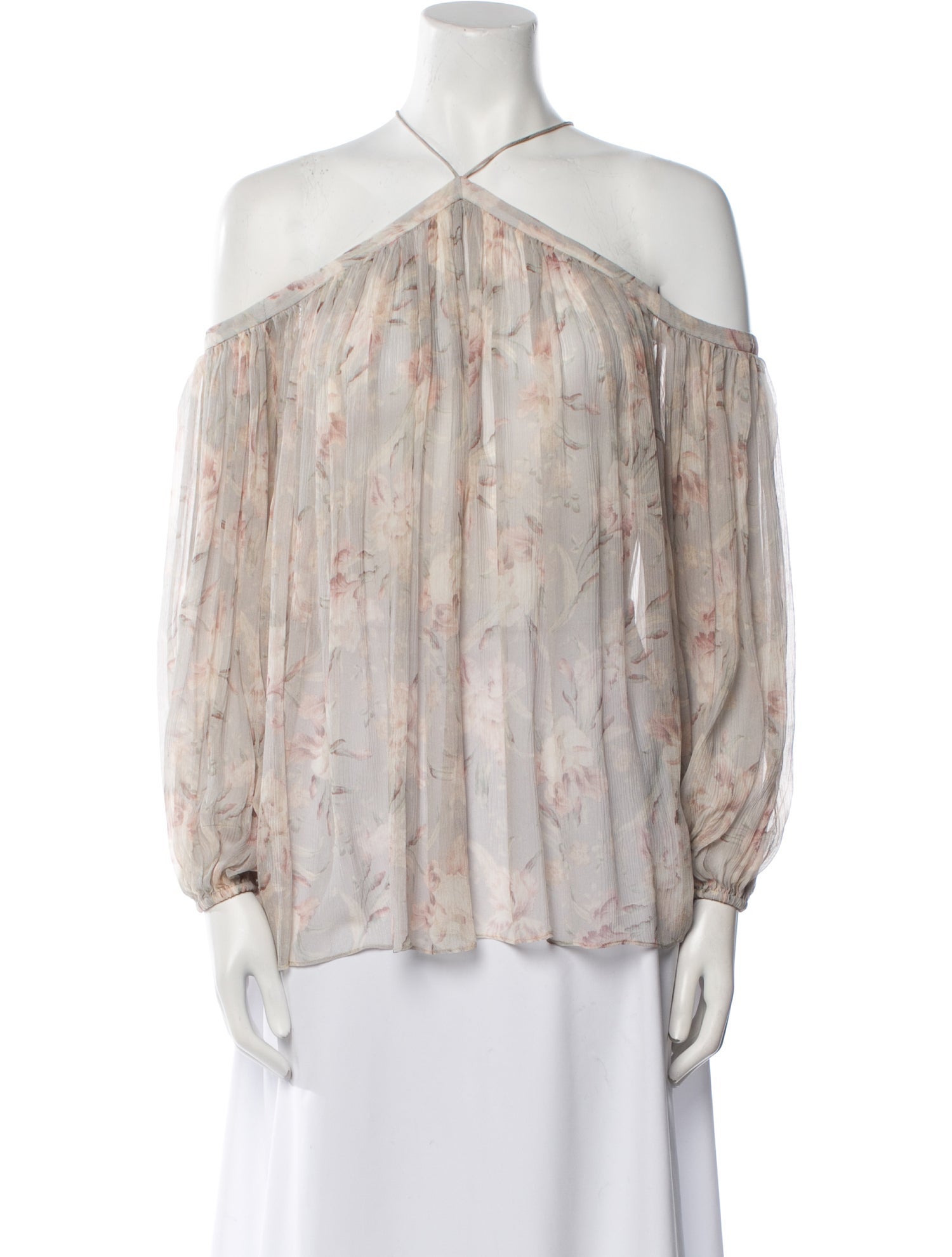 Zimmermann Silk Floral Print Blouse
