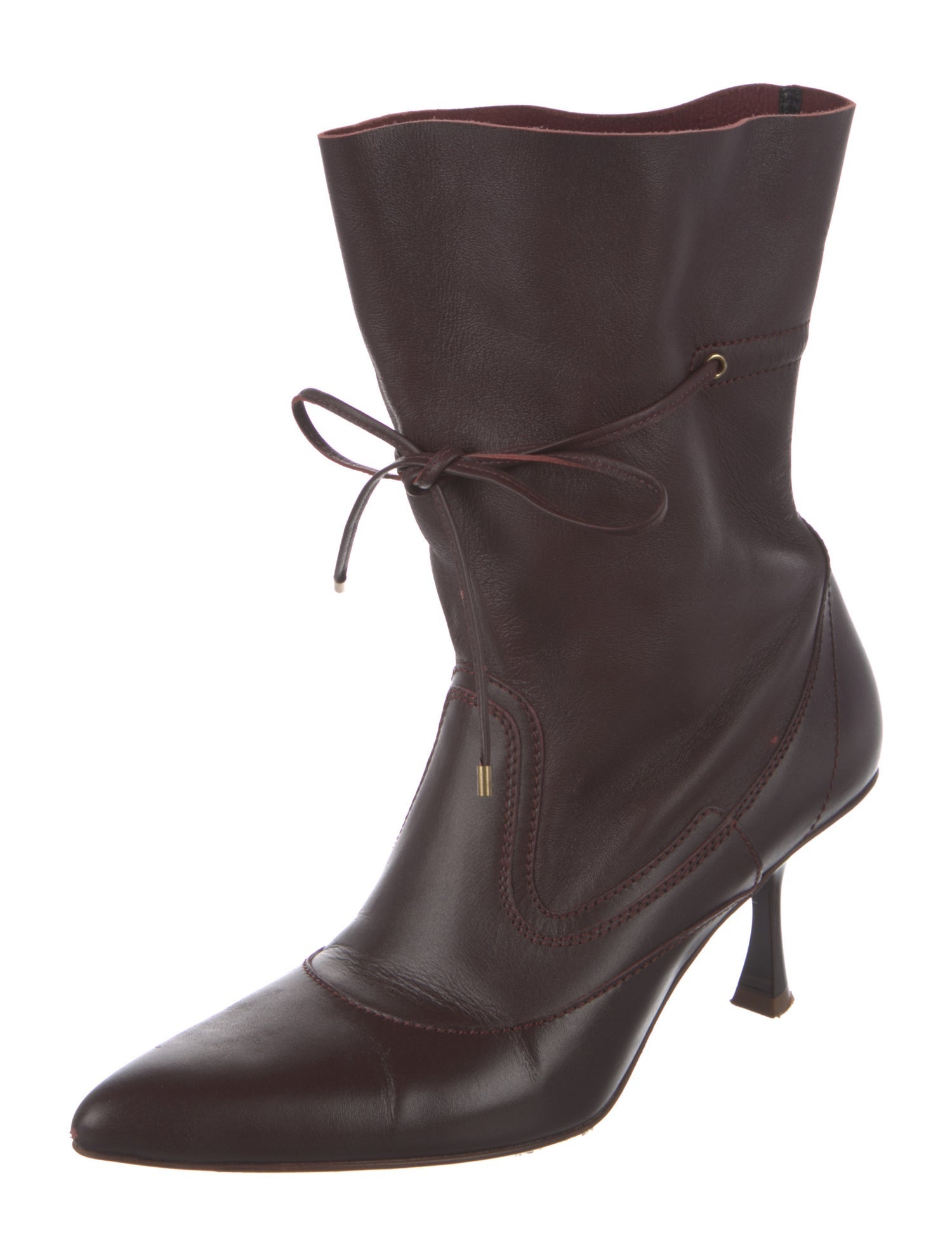 Zimmermann Leather Lace-Up Boots