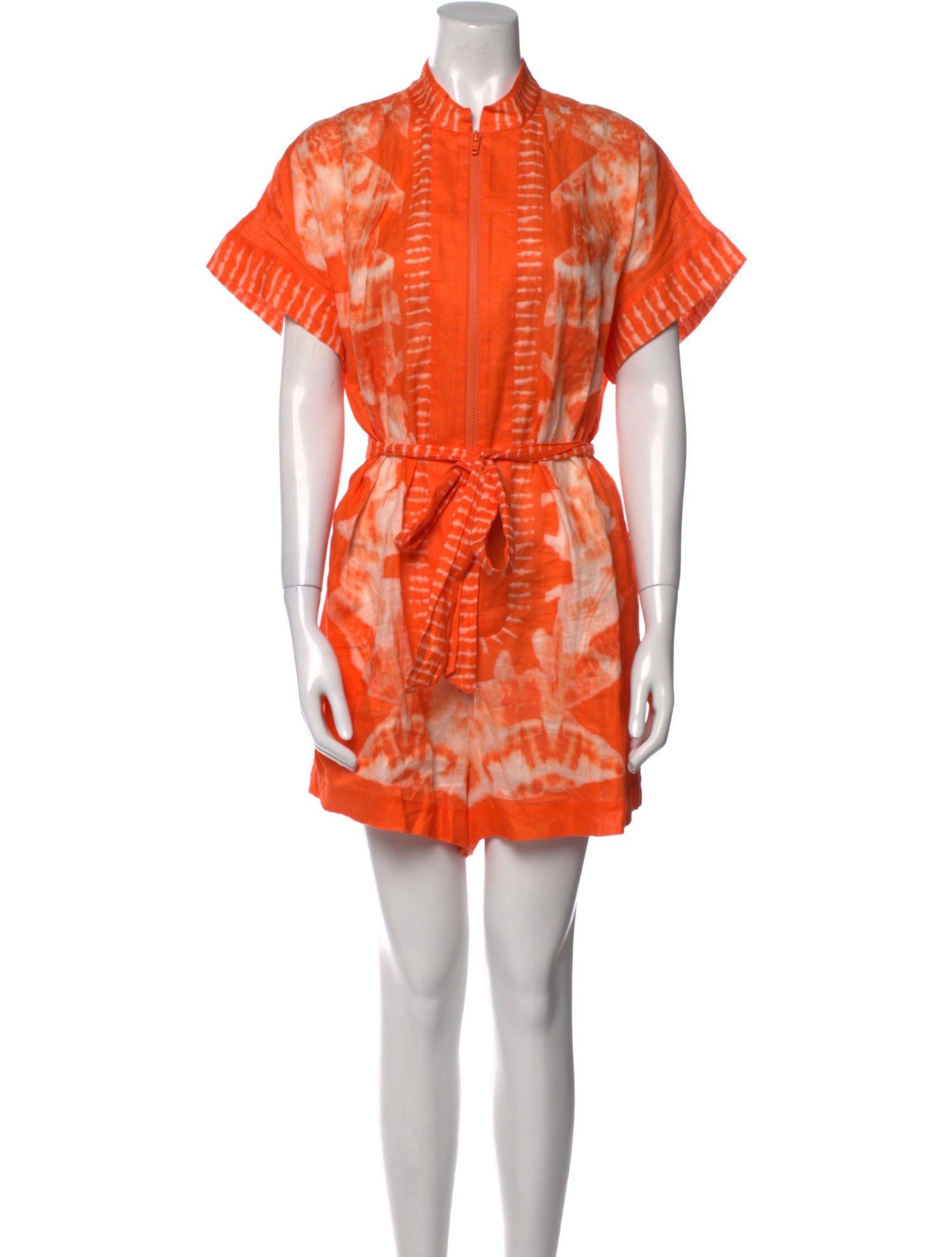 Zimmermann Linen Printed Romper