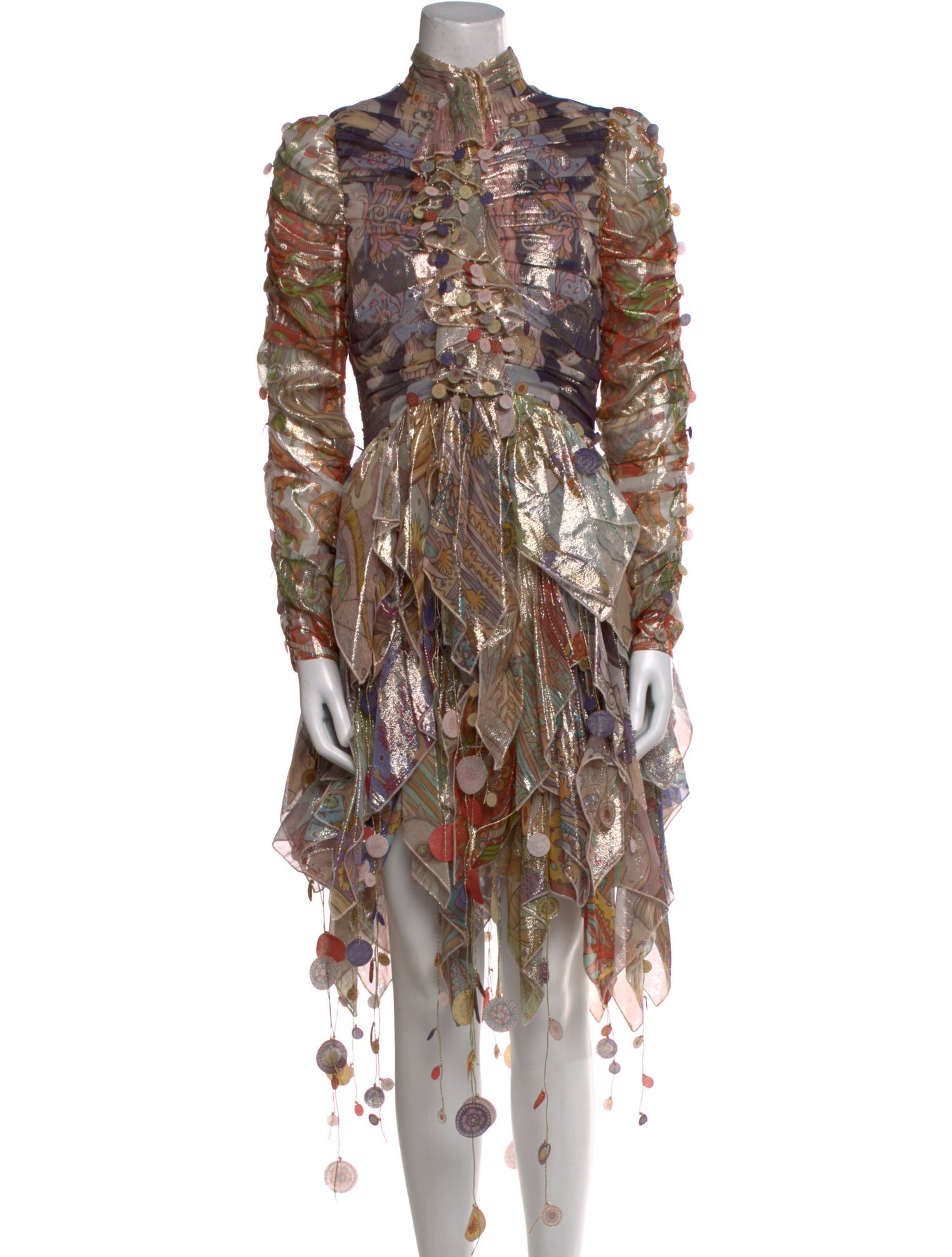 Zimmermann Floral Print Knee-Length Dress