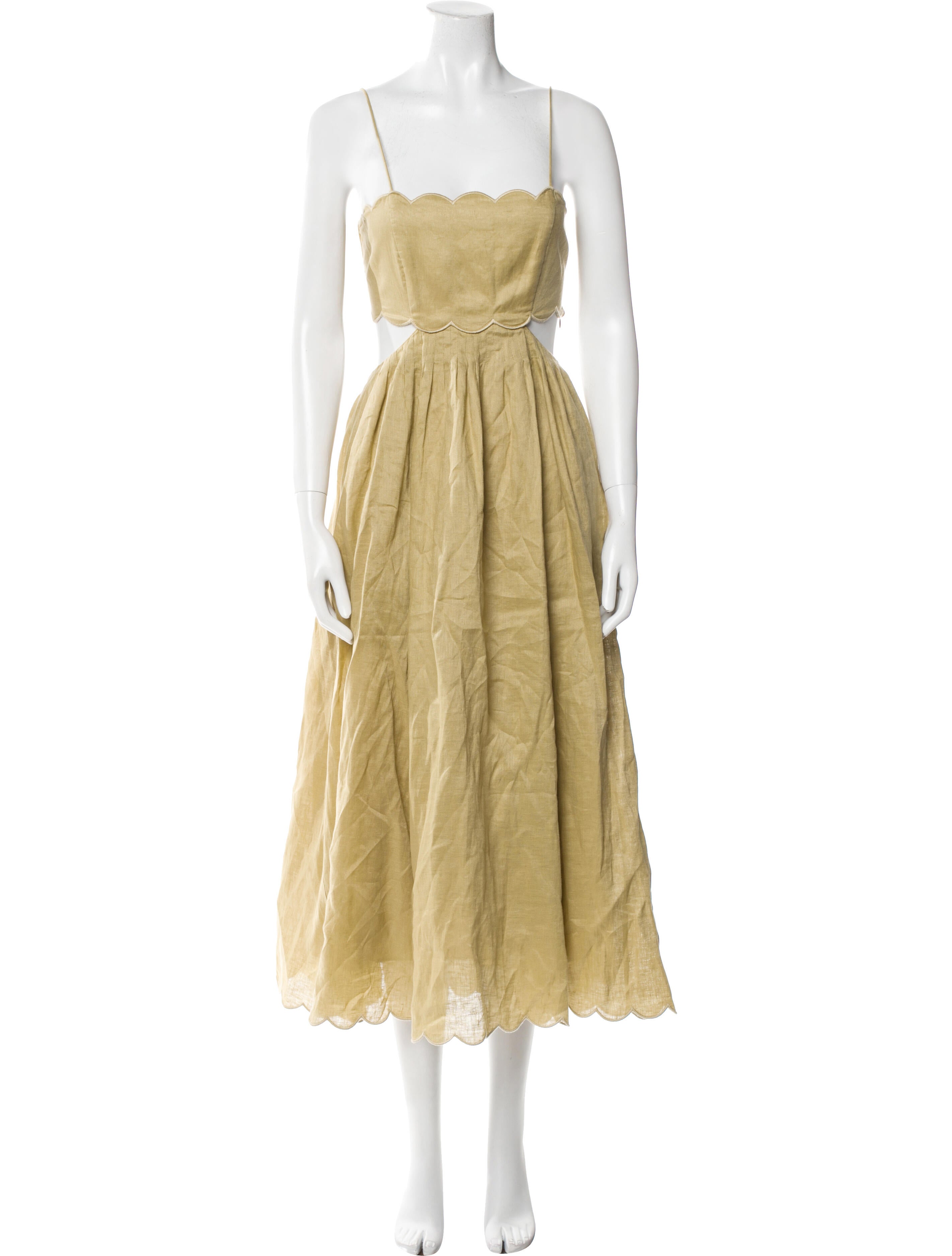 Zimmermann Linen Midi Length Dress