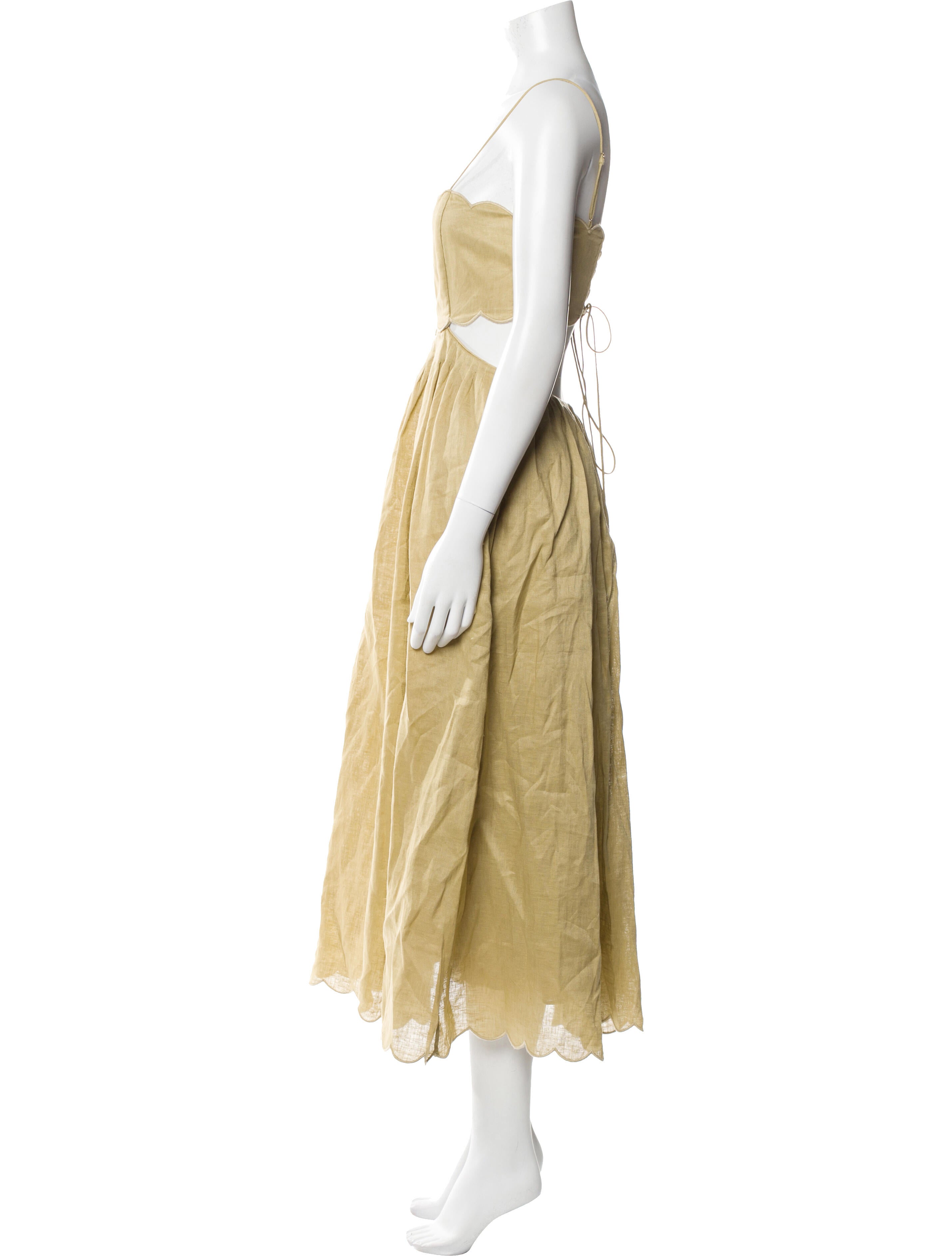 Zimmermann Linen Midi Length Dress