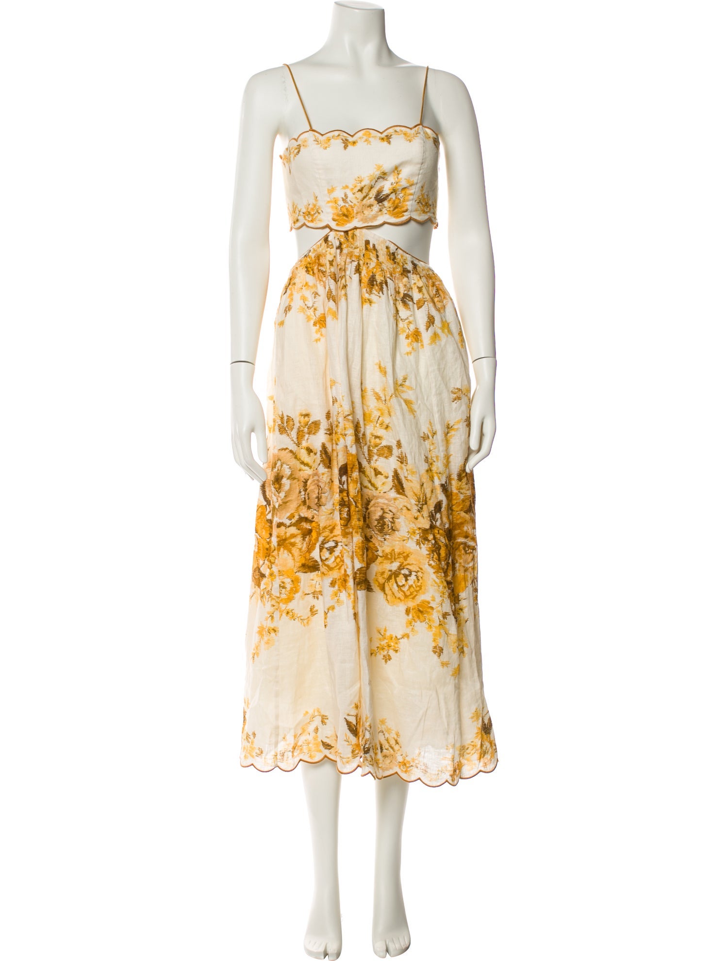 Zimmermann Linen Midi Length Dress