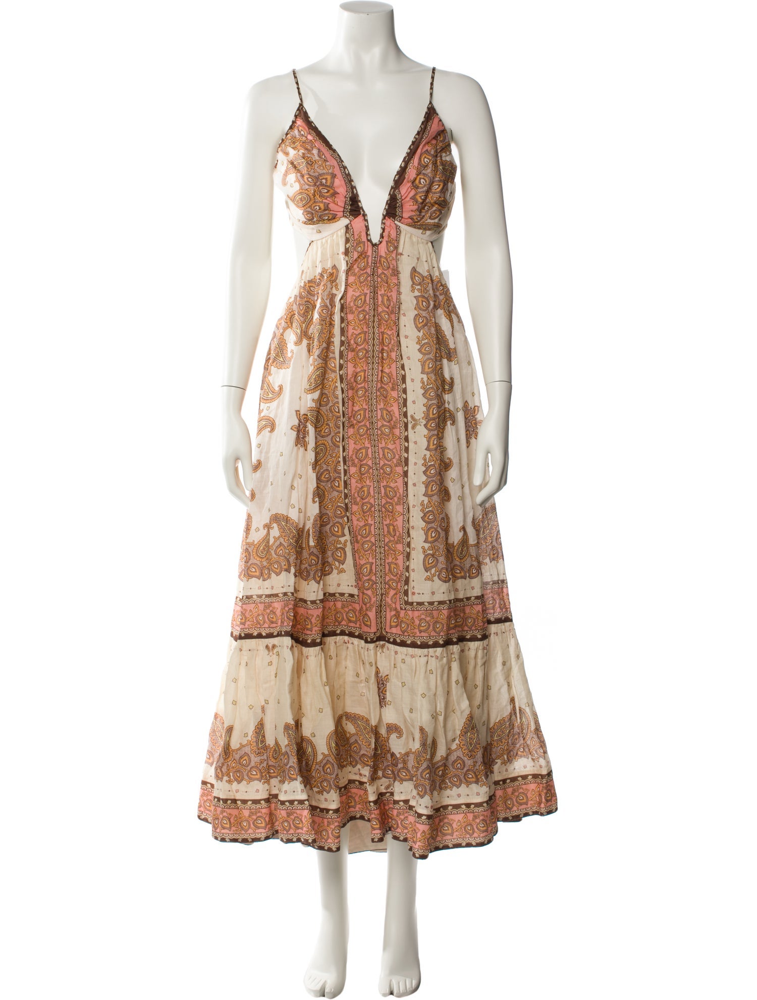 Zimmermann Printed Long Dress w/ Tags