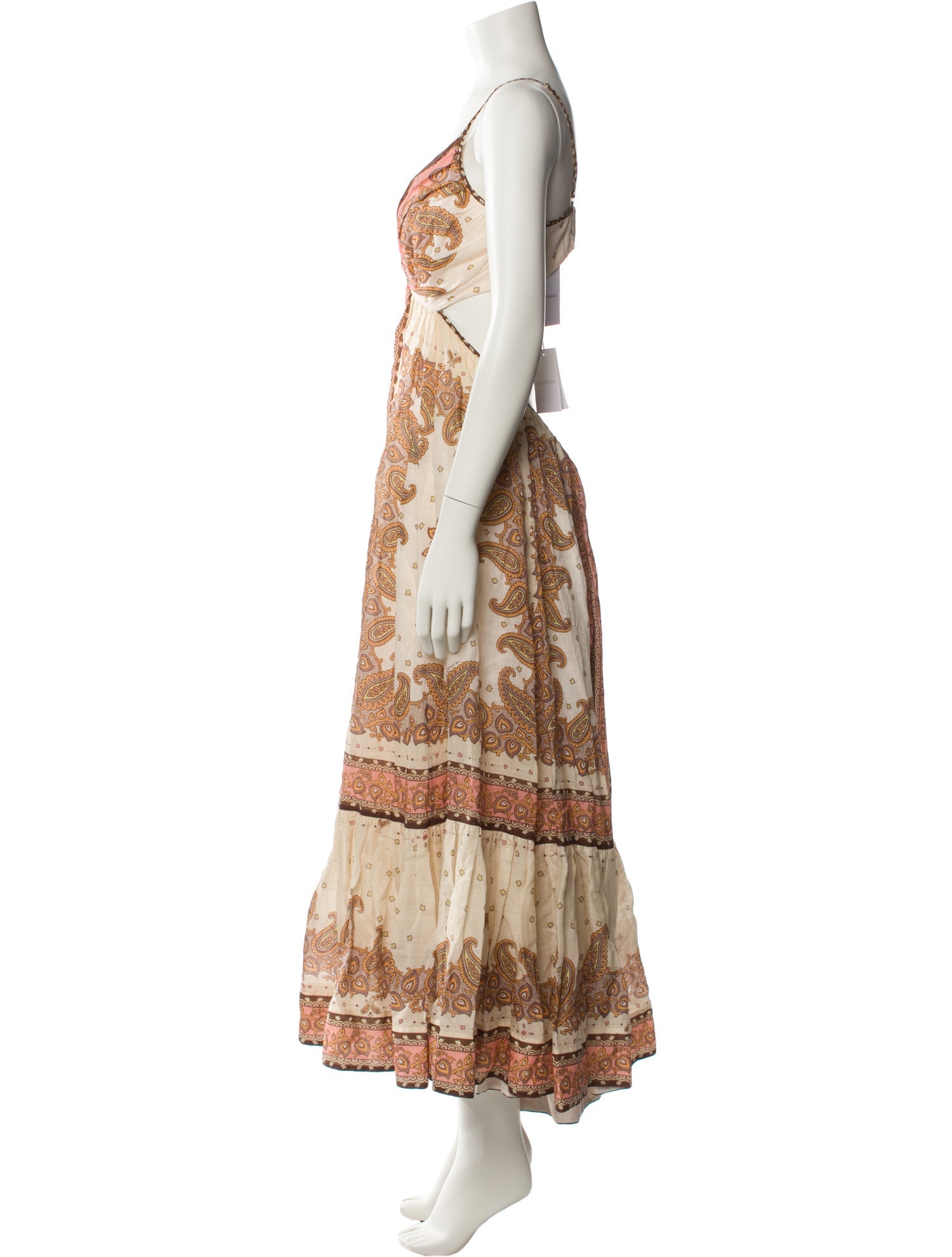 Zimmermann Printed Long Dress w/ Tags