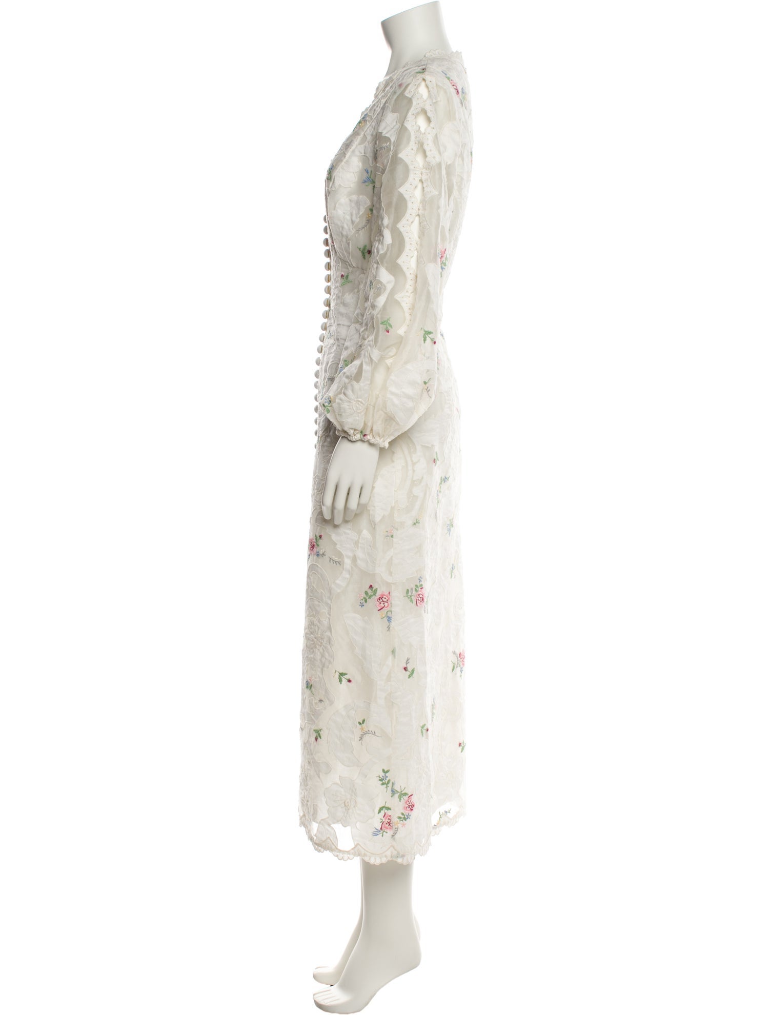 Zimmermann Floral Print Long Dress
