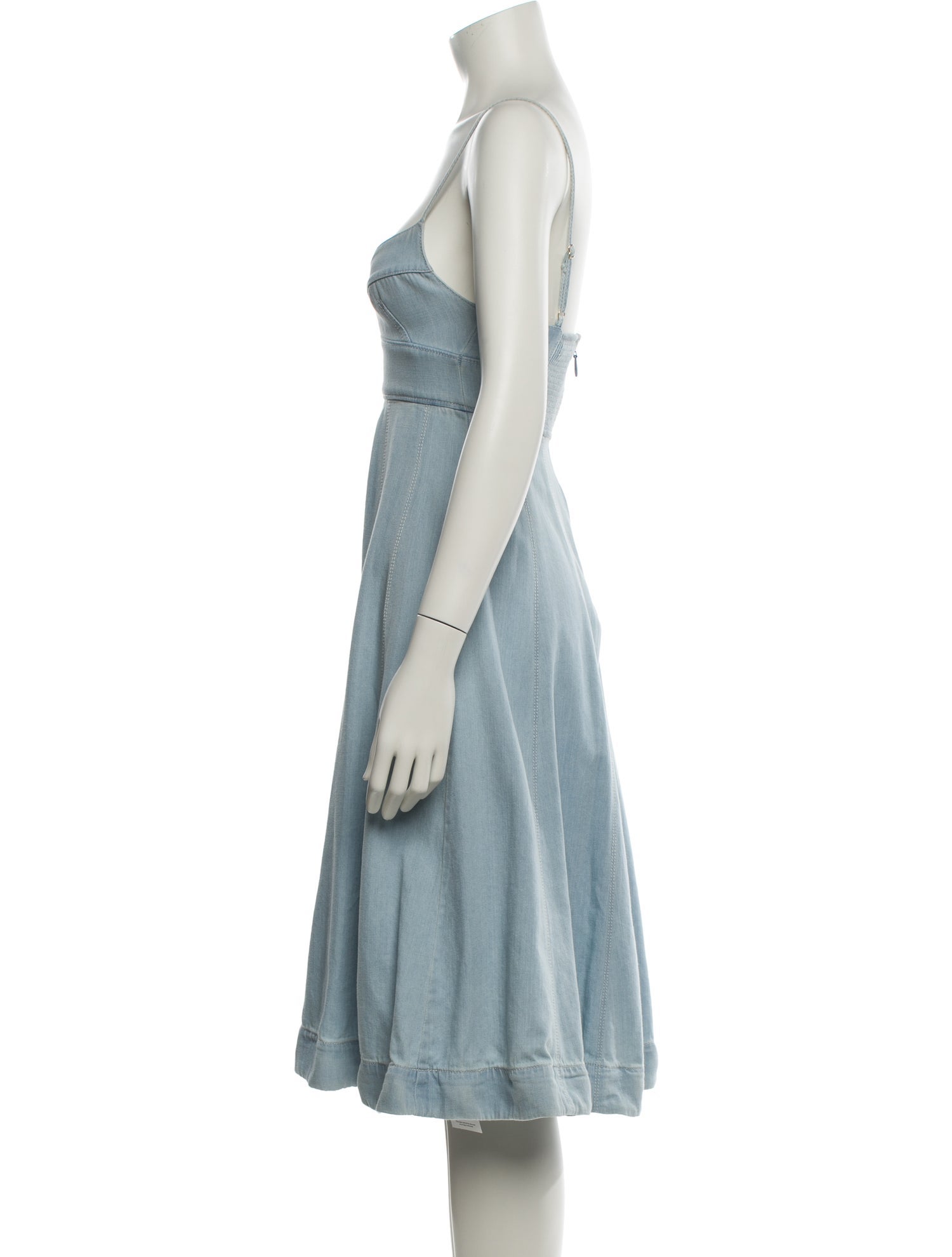 Zimmermann V-Neck Knee-Length Dress