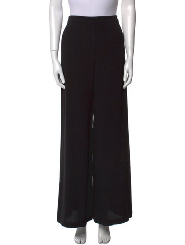 Pre-owned Zimmermann Wide Leg Pants In Black
