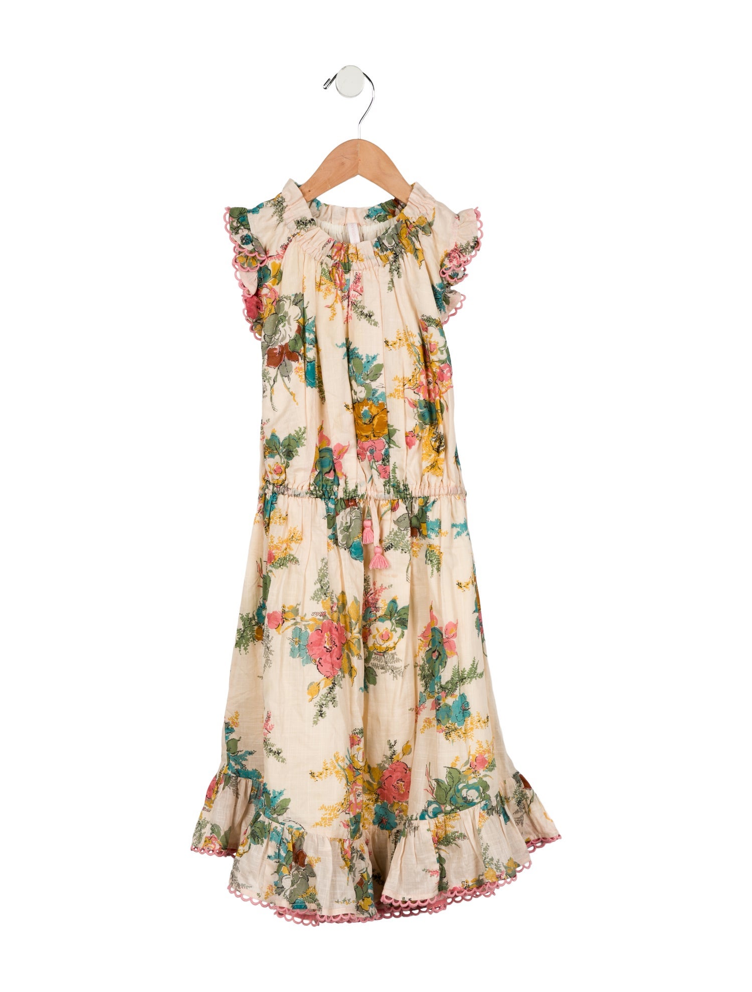 Zimmermann Girls' Floral Print Dress