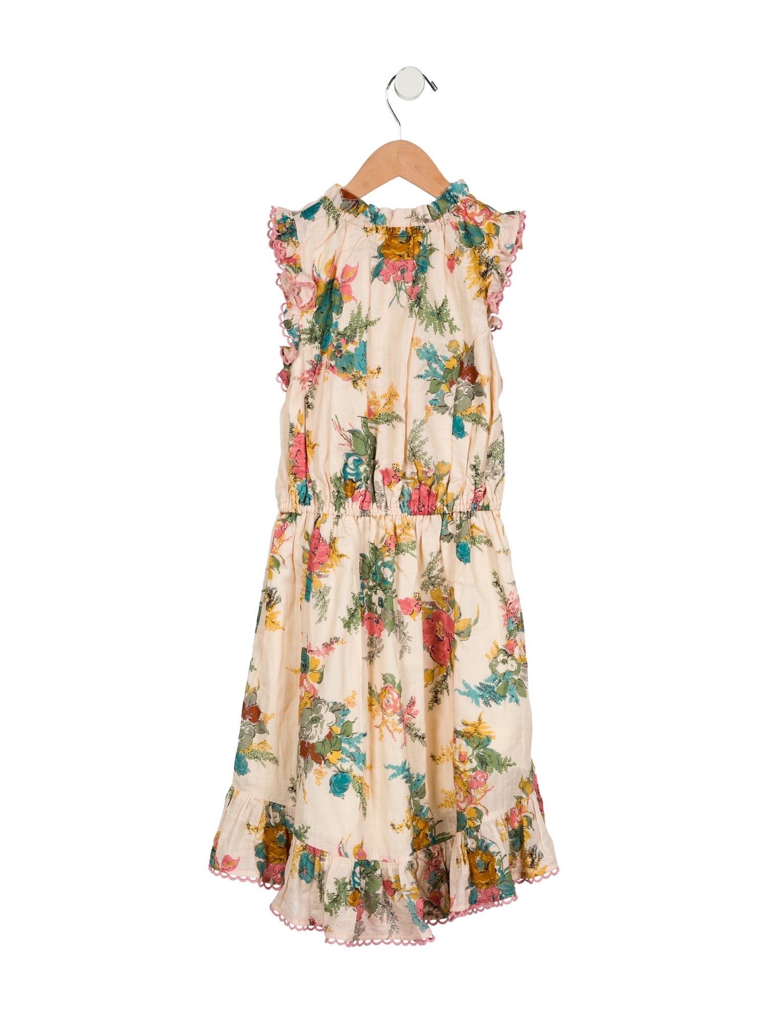 Zimmermann Girls' Floral Print Dress