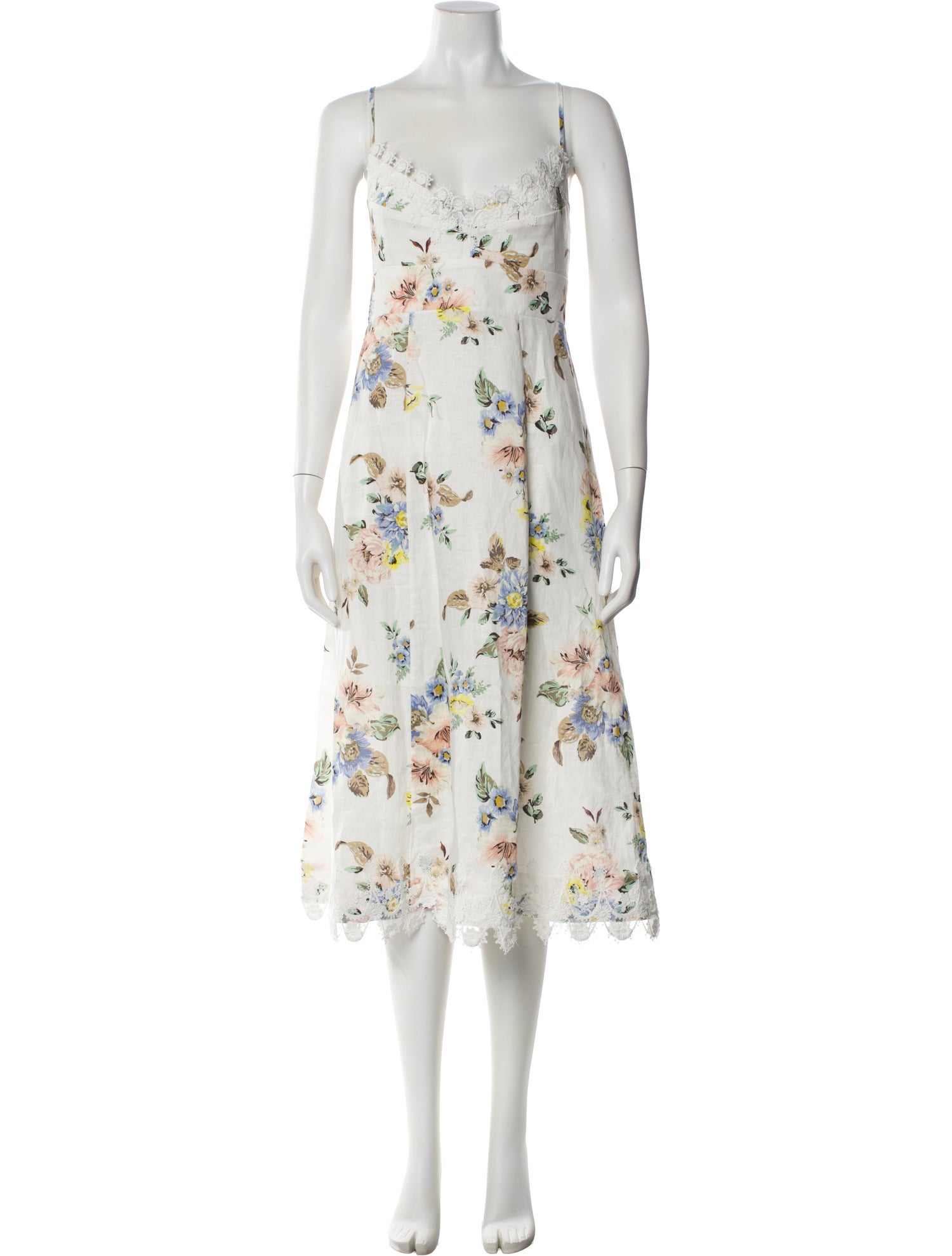 Zimmermann Linen Midi Length Dress w/ Tags