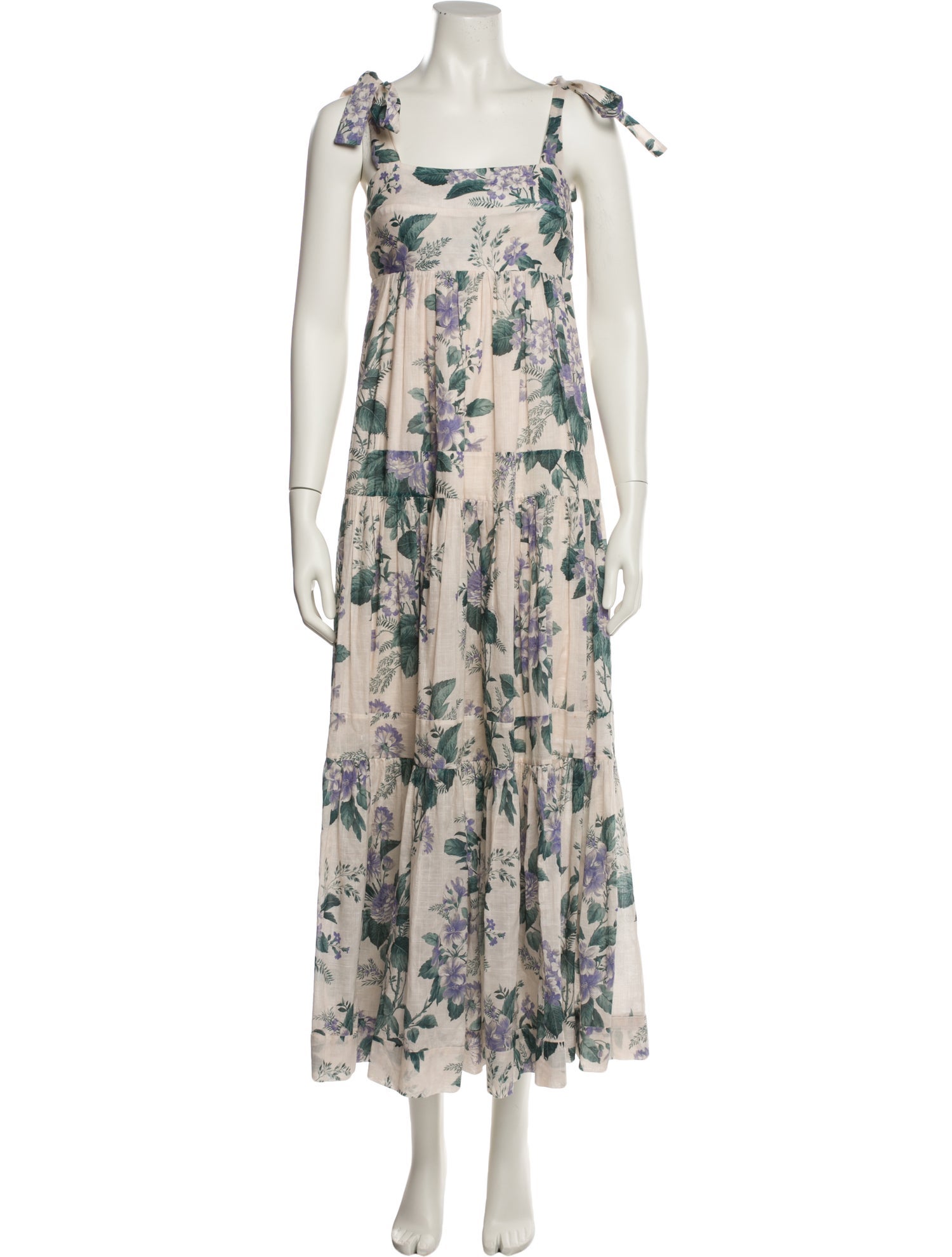 Zimmermann Floral Print Long Dress
