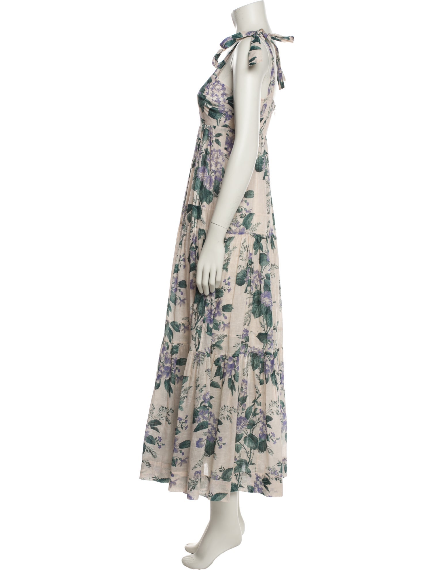 Zimmermann Floral Print Long Dress