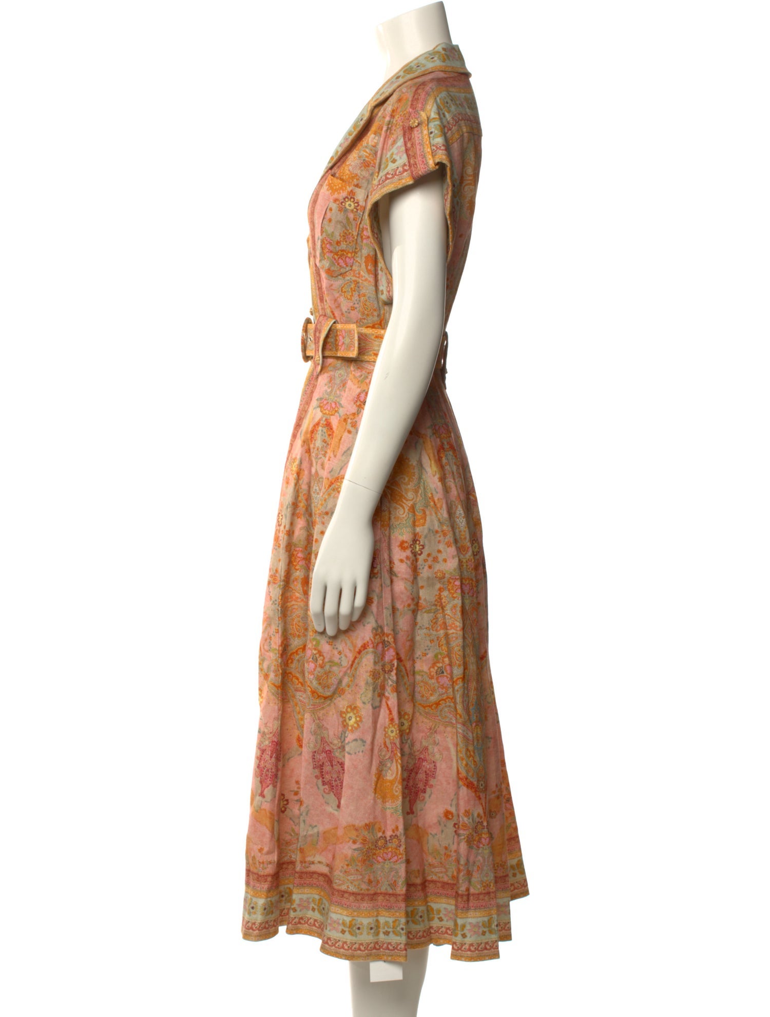 Zimmermann Linen Midi Length Dress