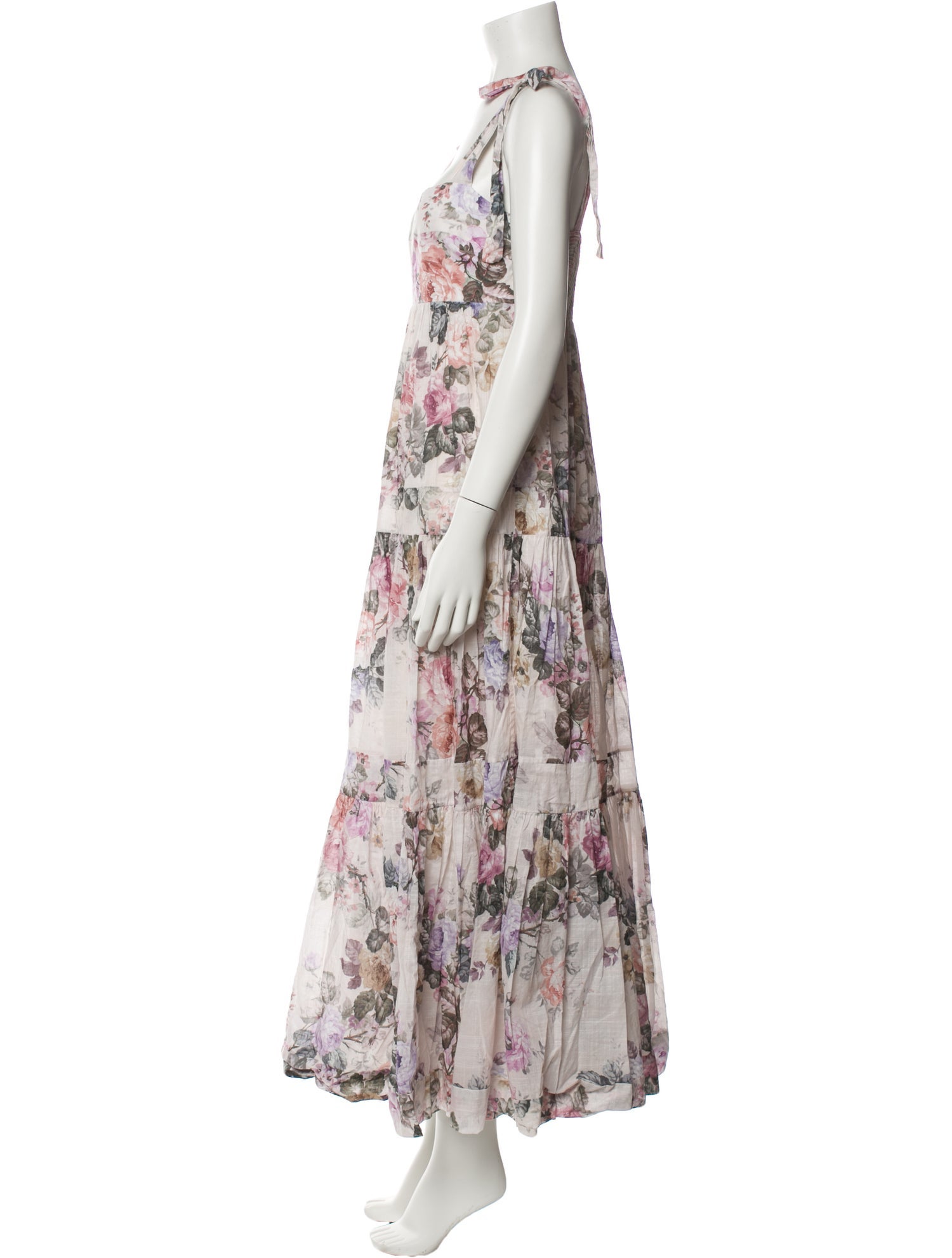Zimmermann Floral Print Long Dress