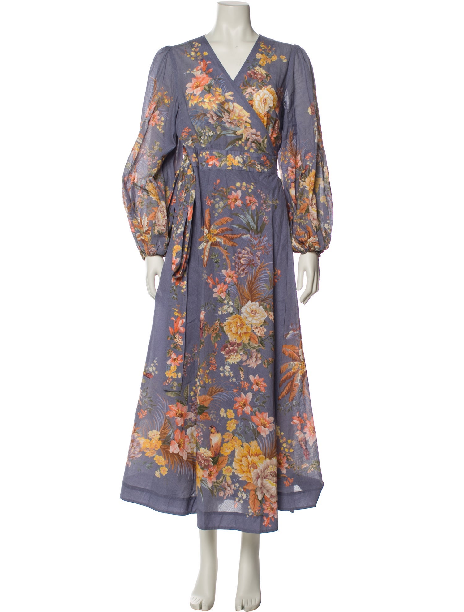 Zimmermann Floral Print Long Dress