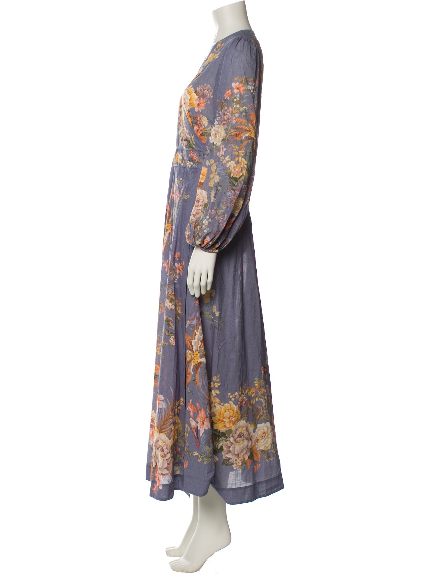 Zimmermann Floral Print Long Dress