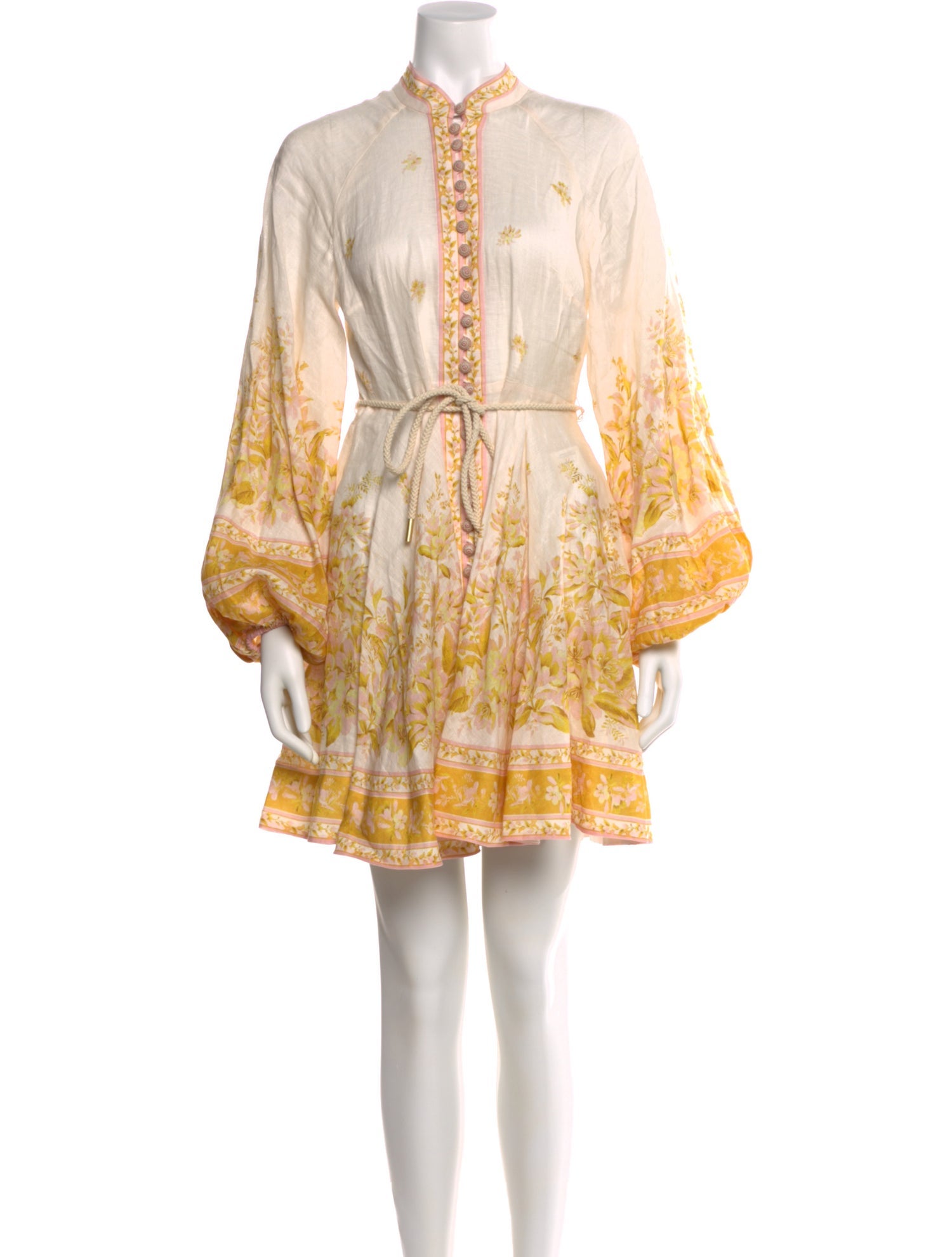 Zimmermann Linen Mini Dress