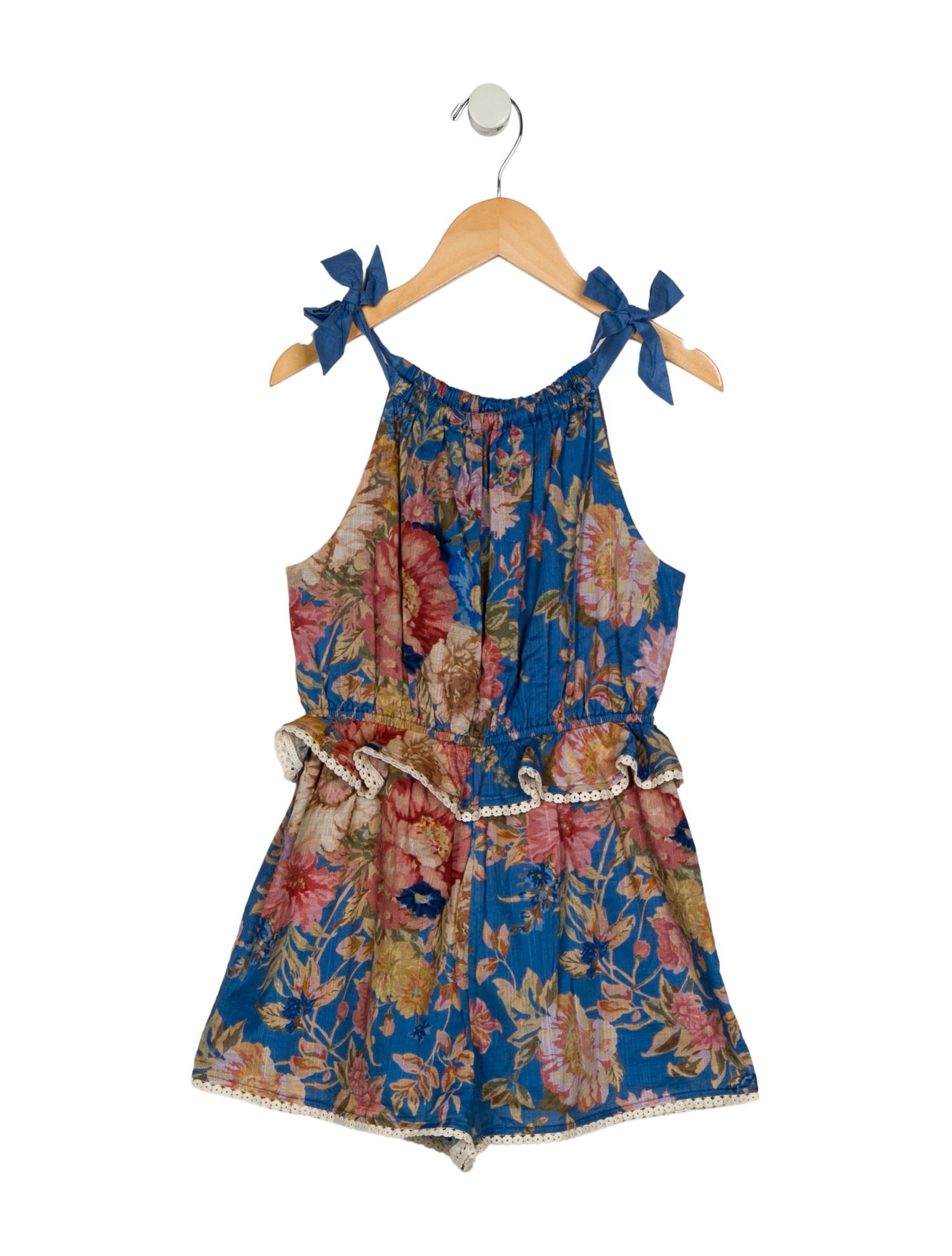 Zimmermann Girls' Print Sleeveless Romper