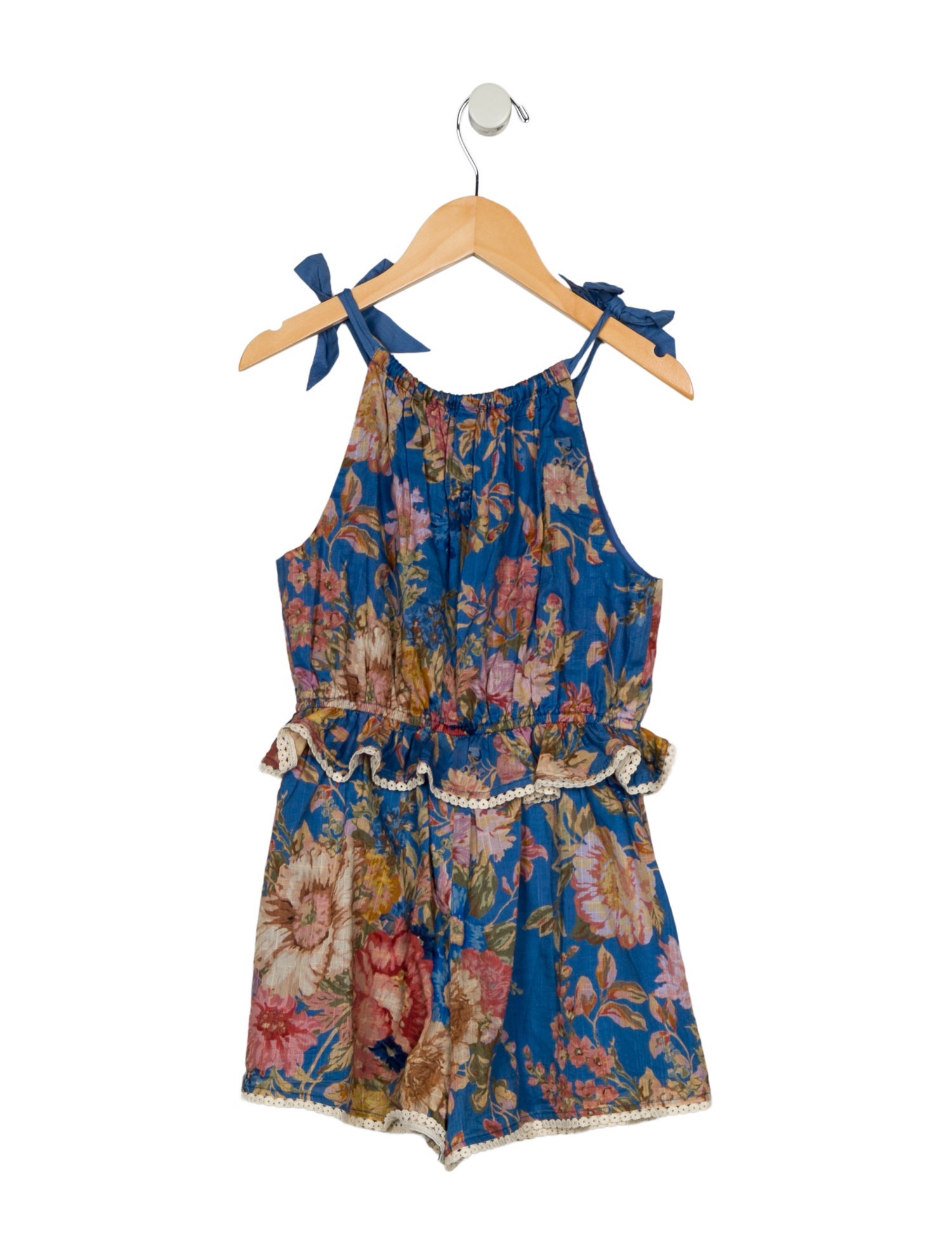 Zimmermann Girls' Print Sleeveless Romper