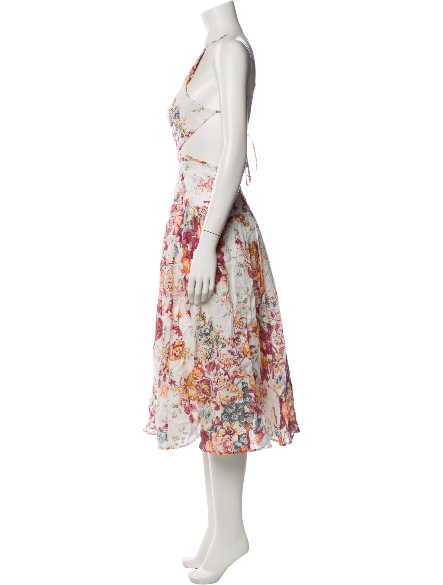 Zimmermann Linen Knee-Length Dress
