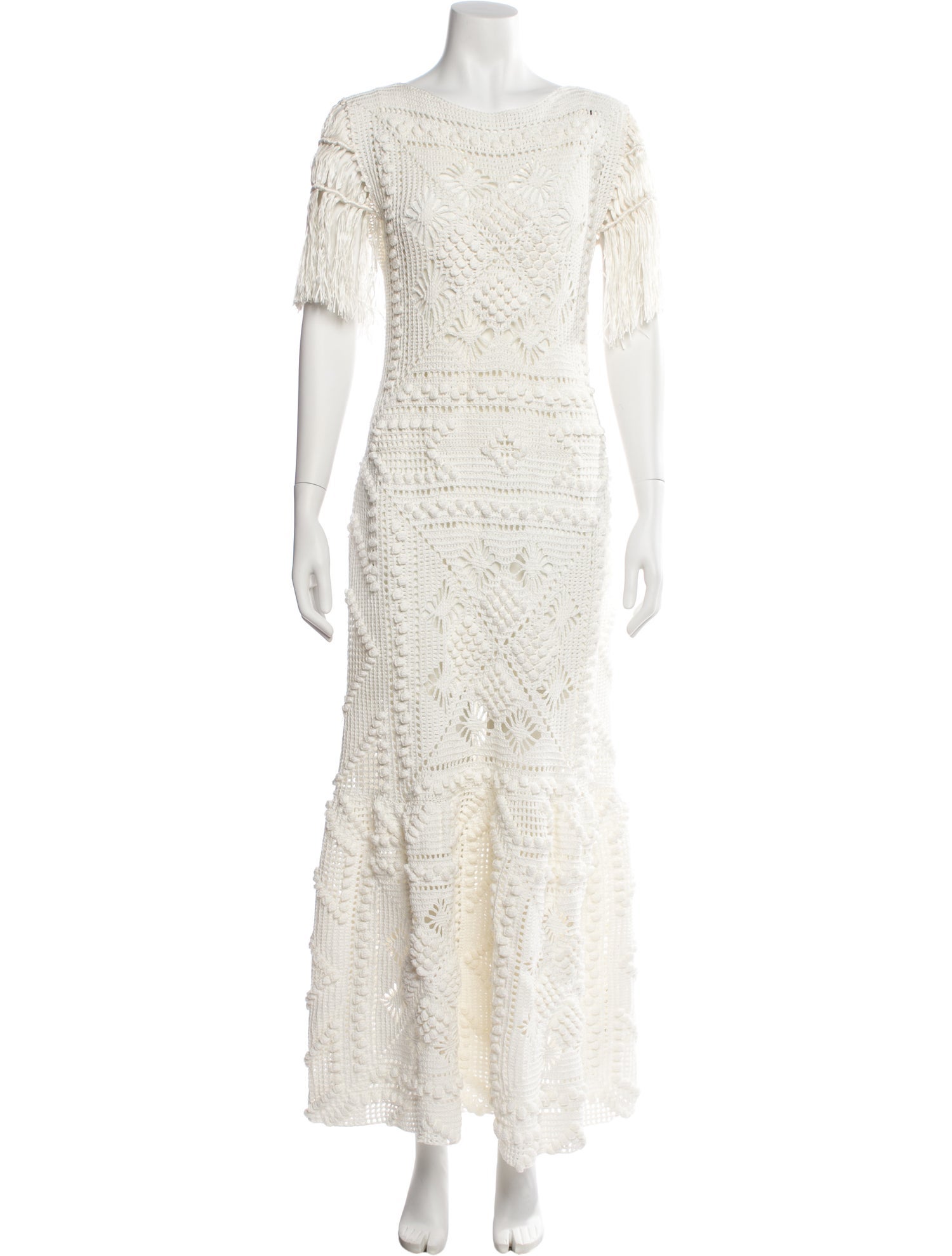 Zimmermann Bateau Neckline Long Dress