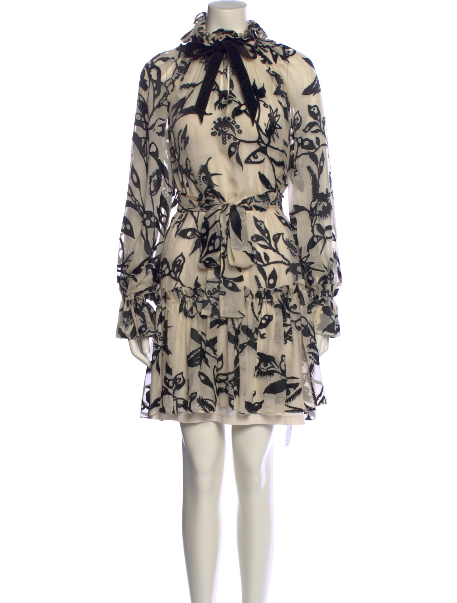 Zimmermann Floral Print Mini Dress