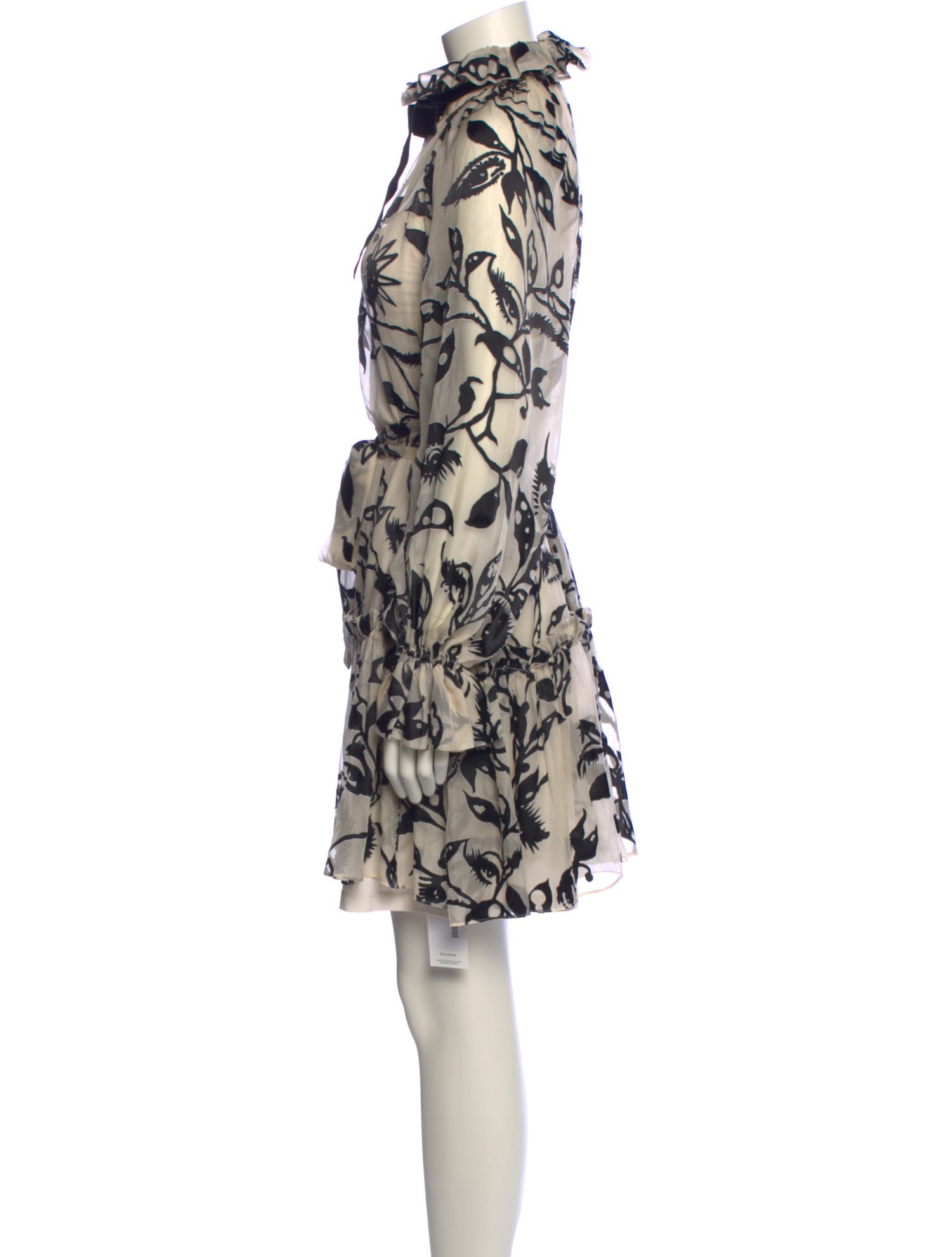 Zimmermann Floral Print Mini Dress