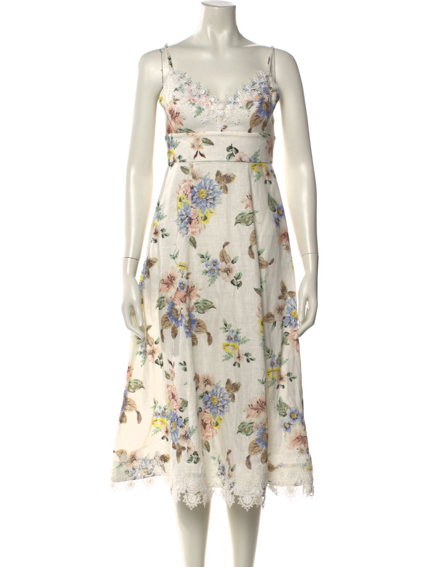 Zimmermann Linen Midi Length Dress