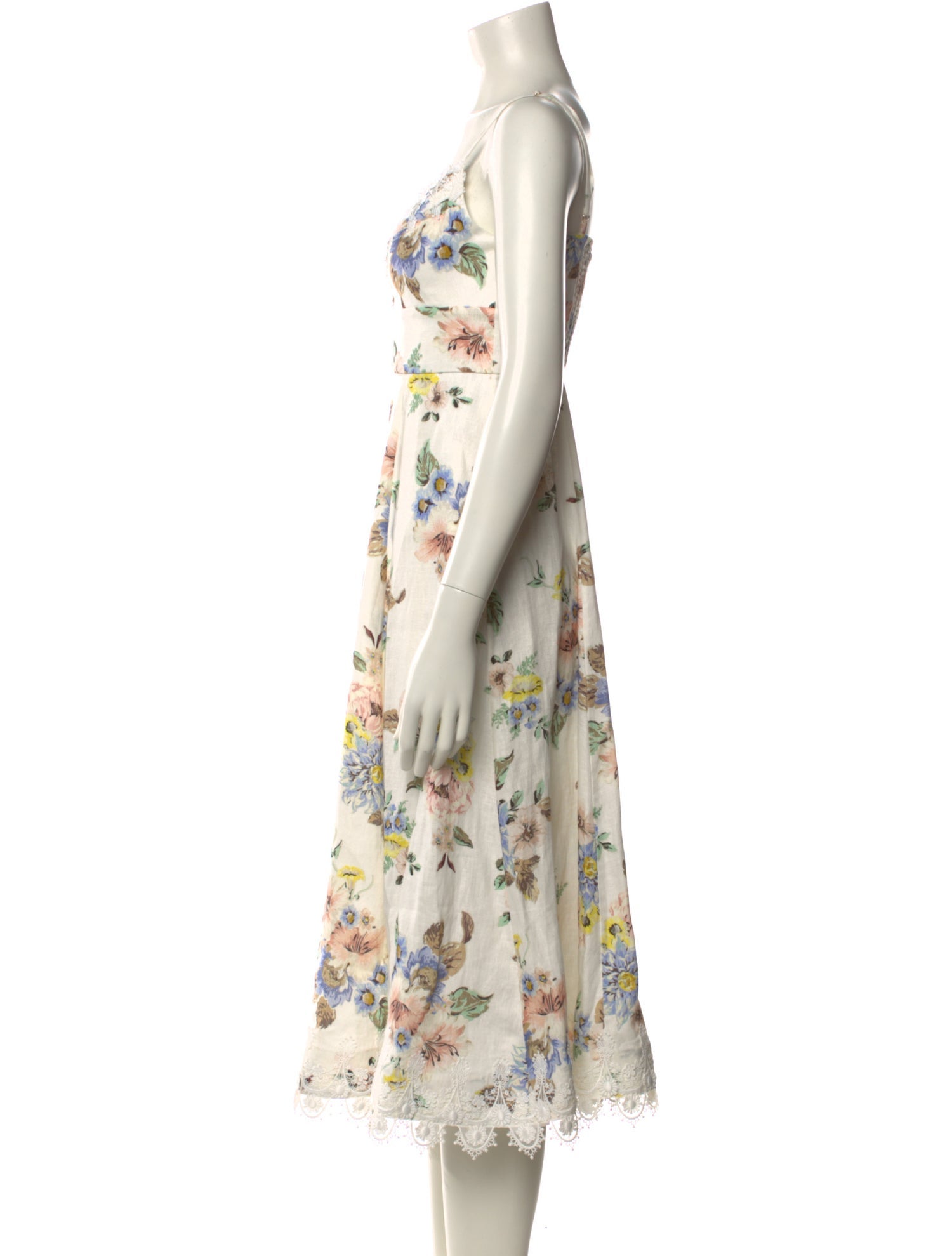 Zimmermann Linen Midi Length Dress