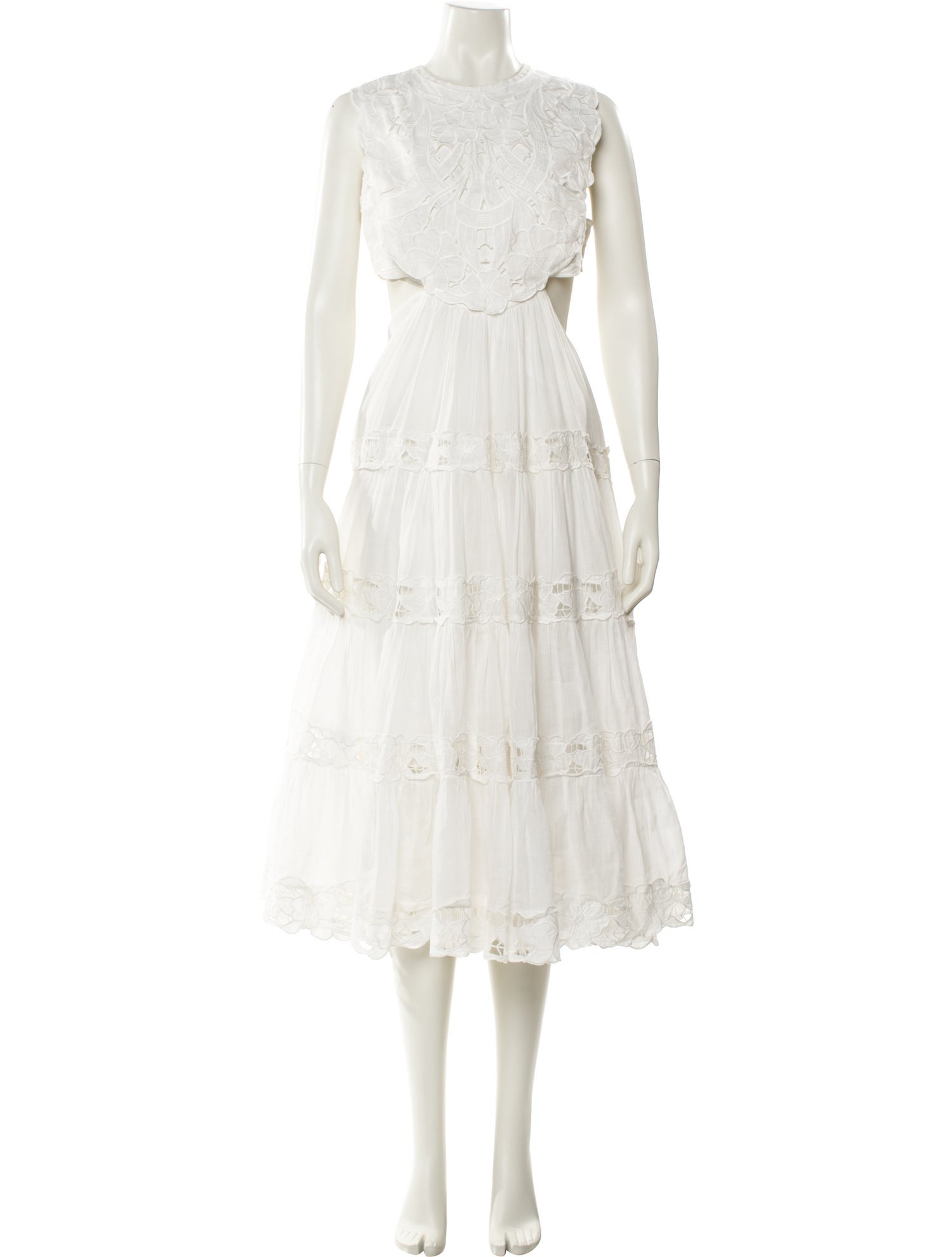 Zimmermann Linen Midi Length Dress